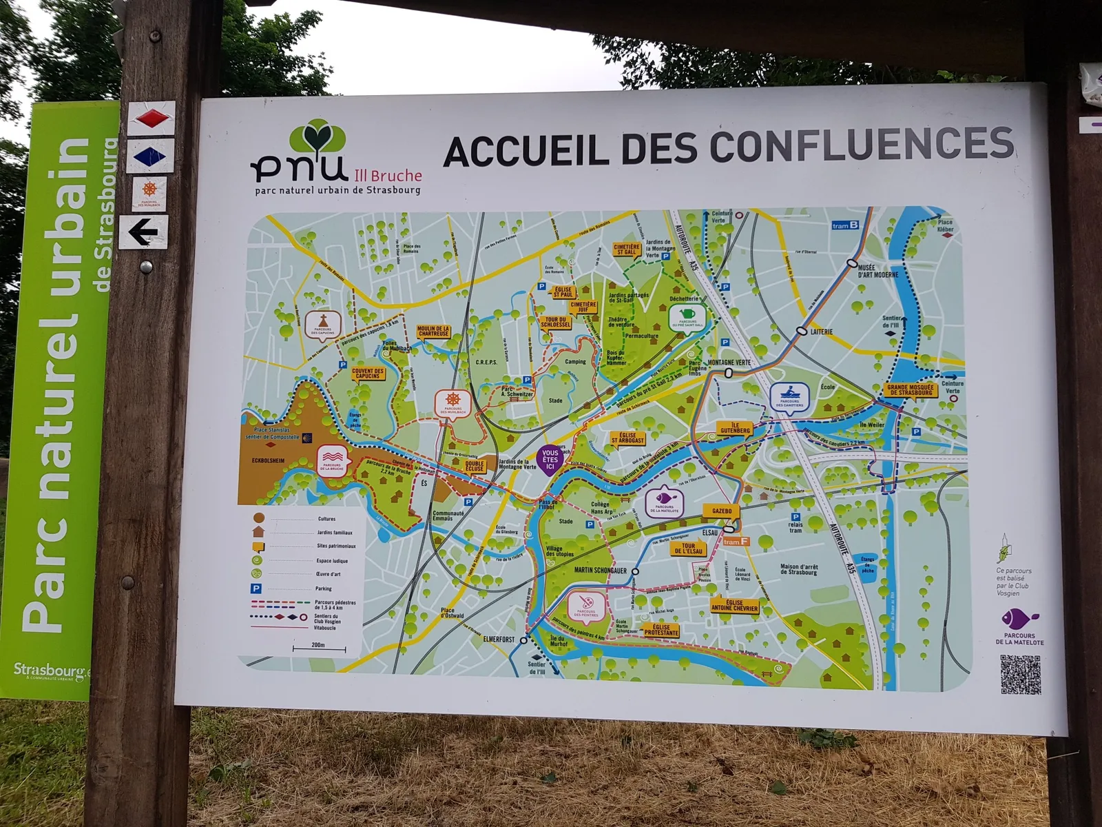 Main view at Parc naturel urbain Ill Bruche Strasbourg — travel photo