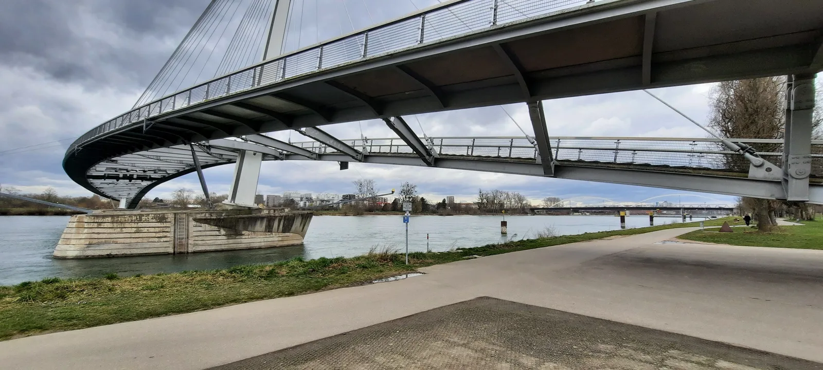 Interior at Pont de l’Europe Strasbourg — travel photo