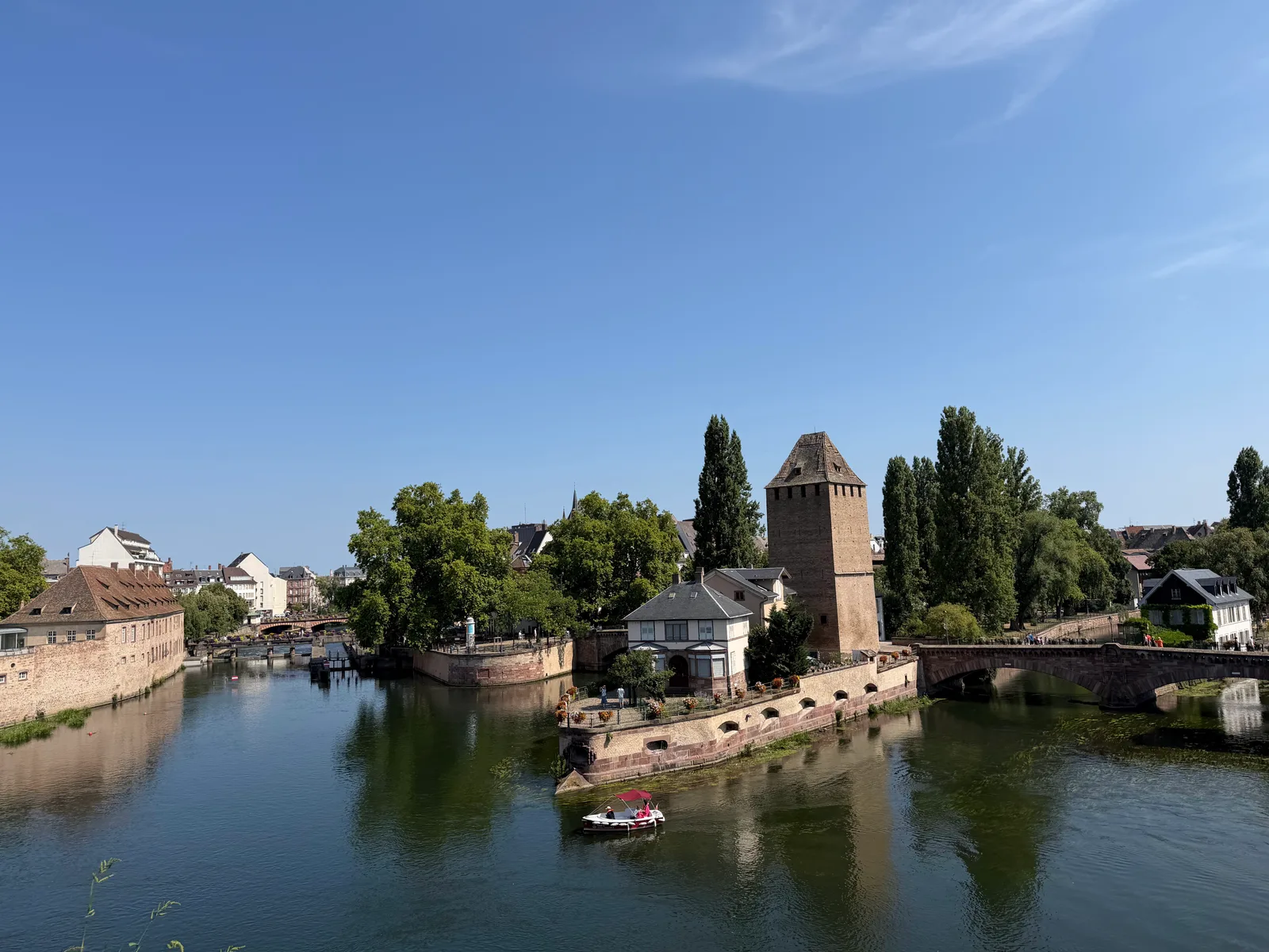 Main view at Pont du Faisan Strasbourg — travel photo