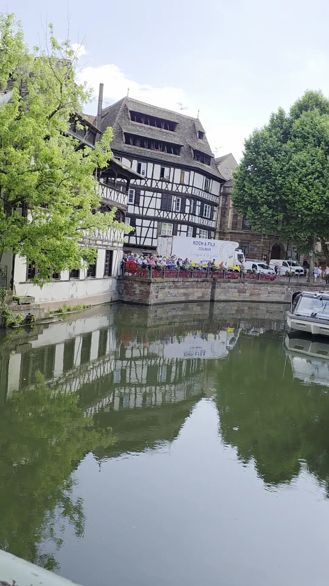 Atmosphere at Pont du Faisan Strasbourg — travel photo