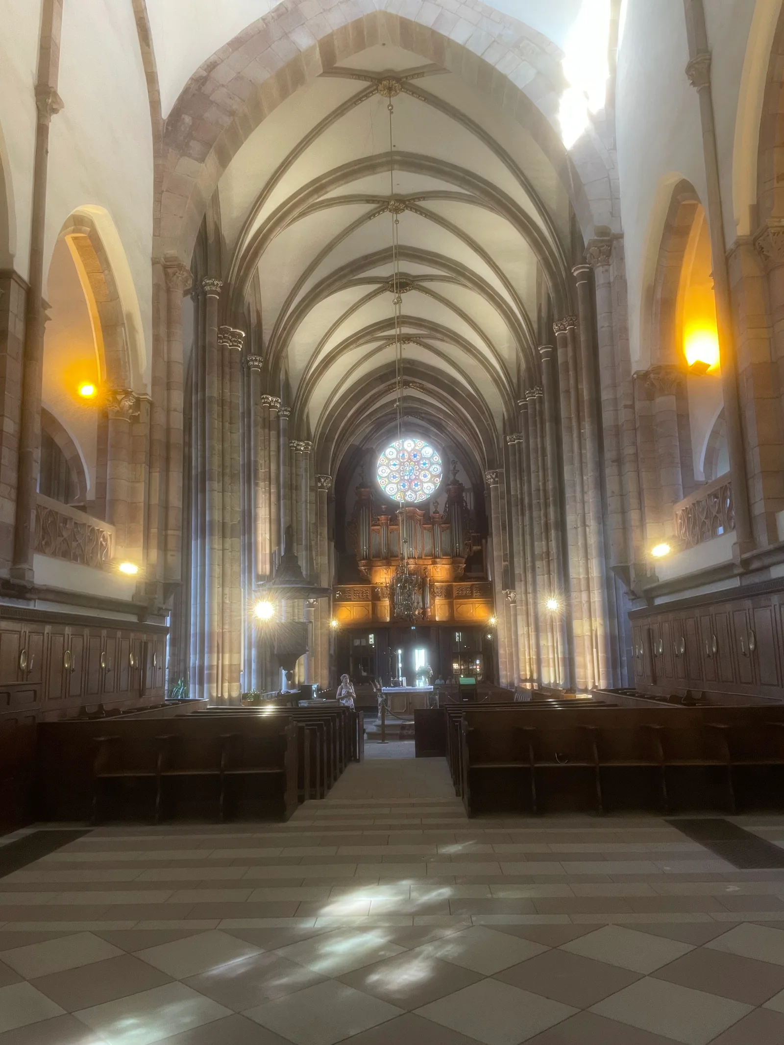 Main view at St. Thomas Church Strasbourg — travel photo