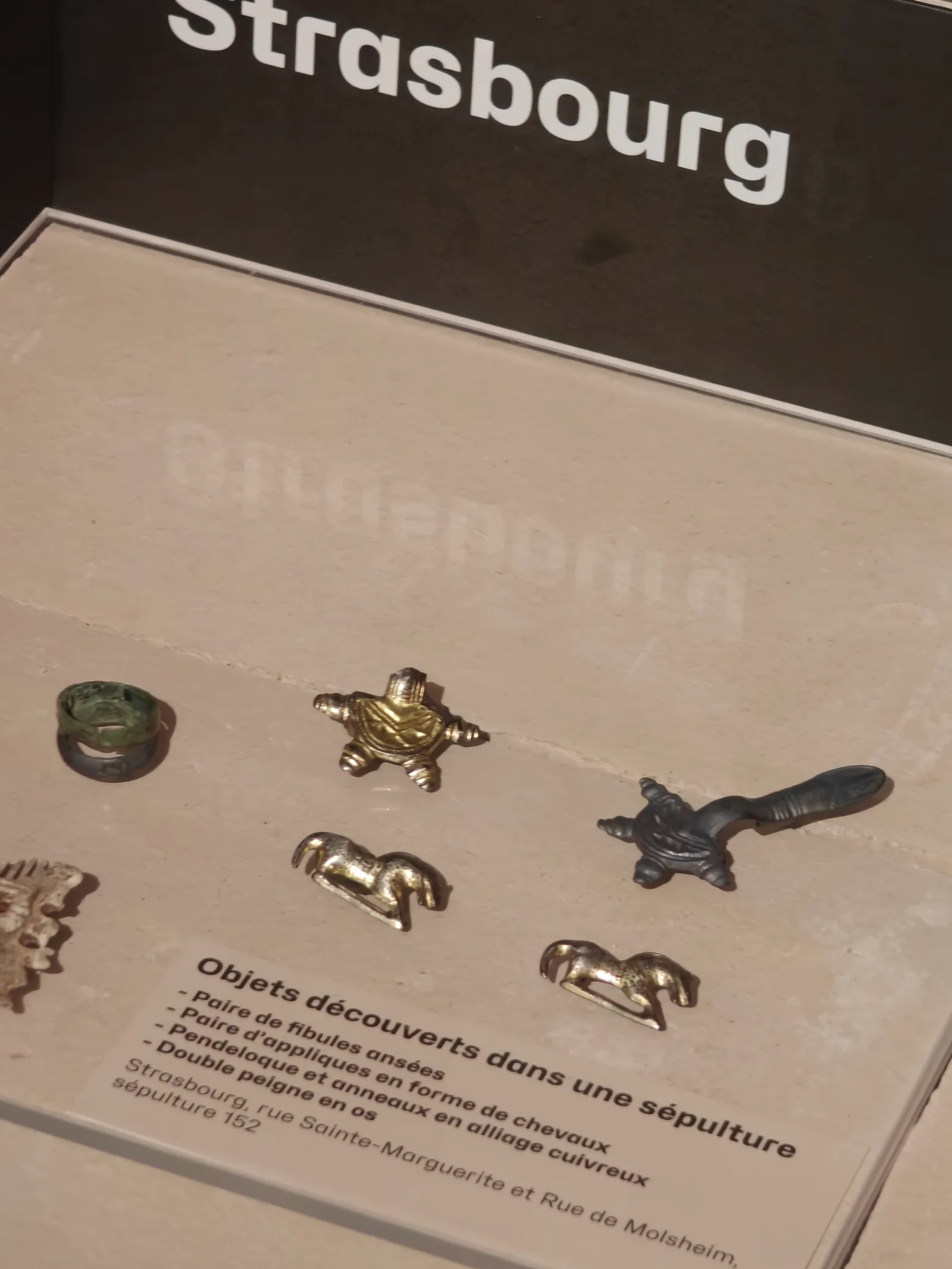 Interior at Strasbourg Archaeological Museum Strasbourg — travel photo