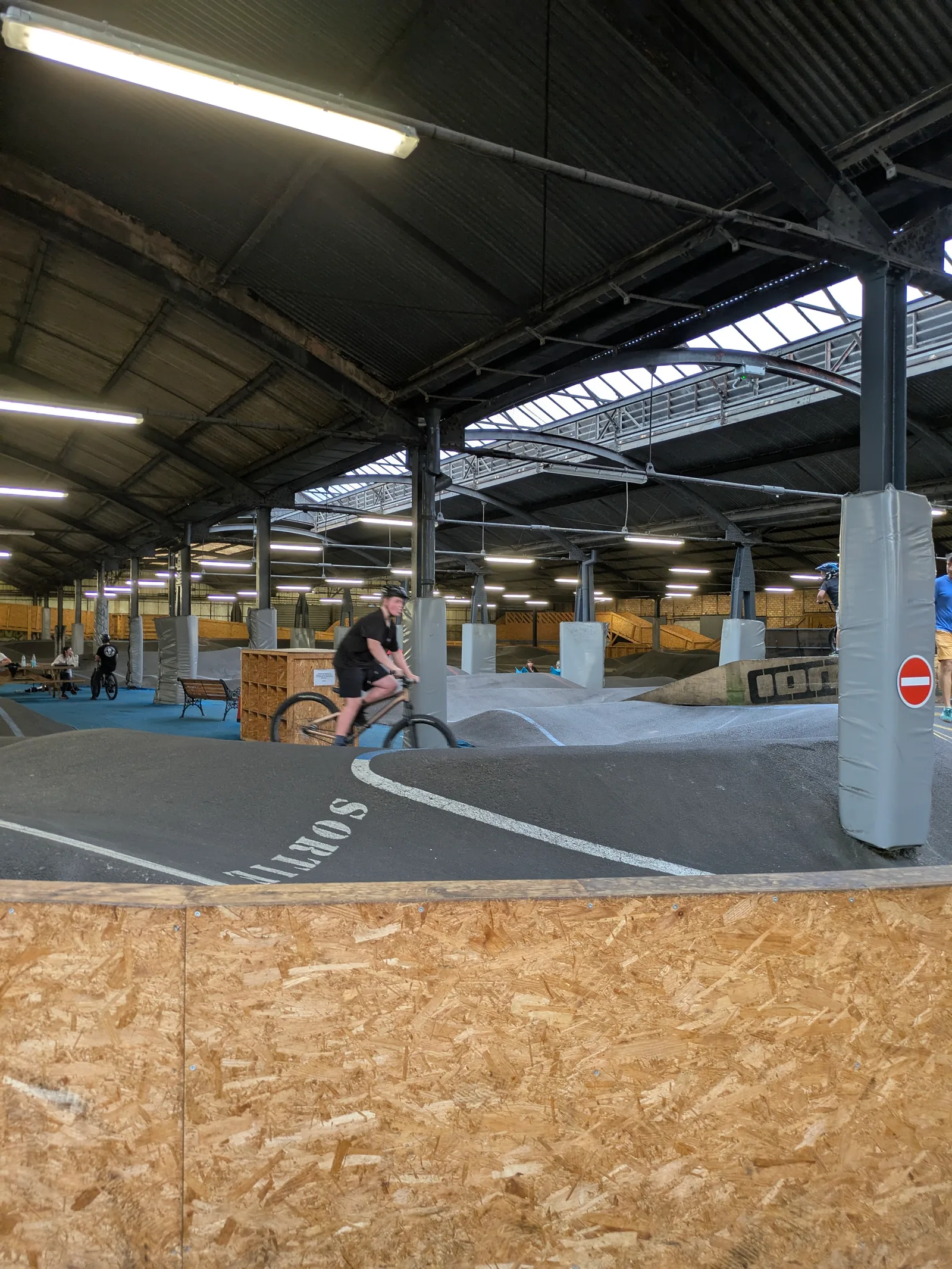 Atmosphere at Stride Indoor Bike Park Strasbourg — travel photo