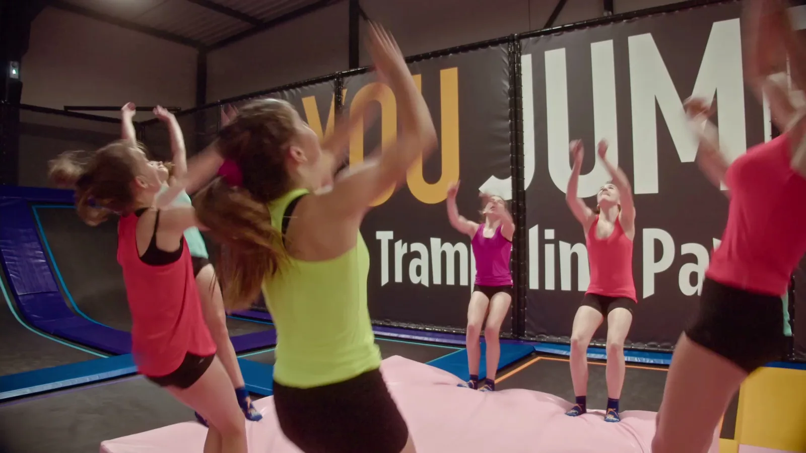 Main view at Trampoline Park Strasbourg Geispolsheim Strasbourg — travel photo