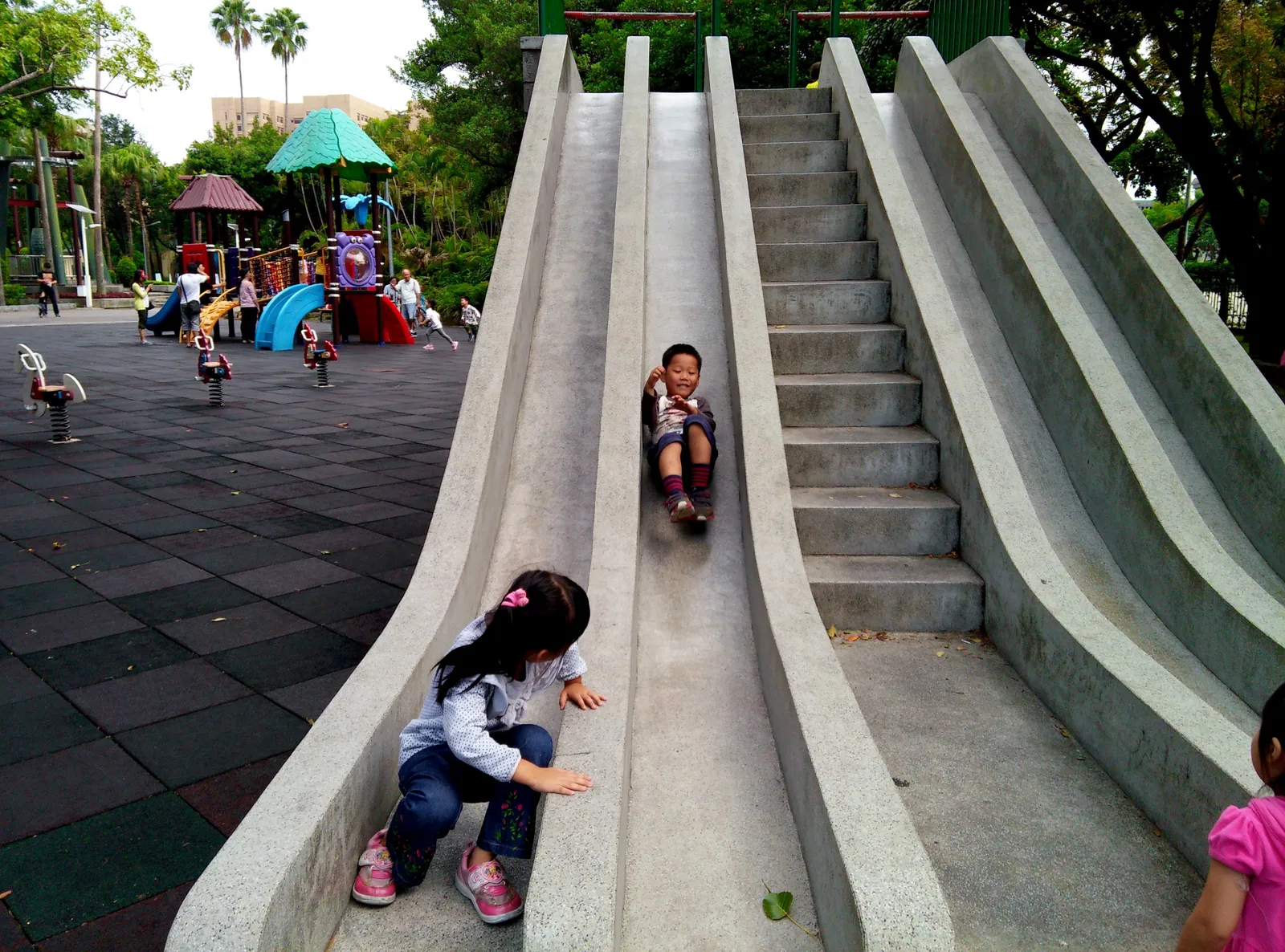 Atmosphere at 228 Peace Park Taipei — travel photo