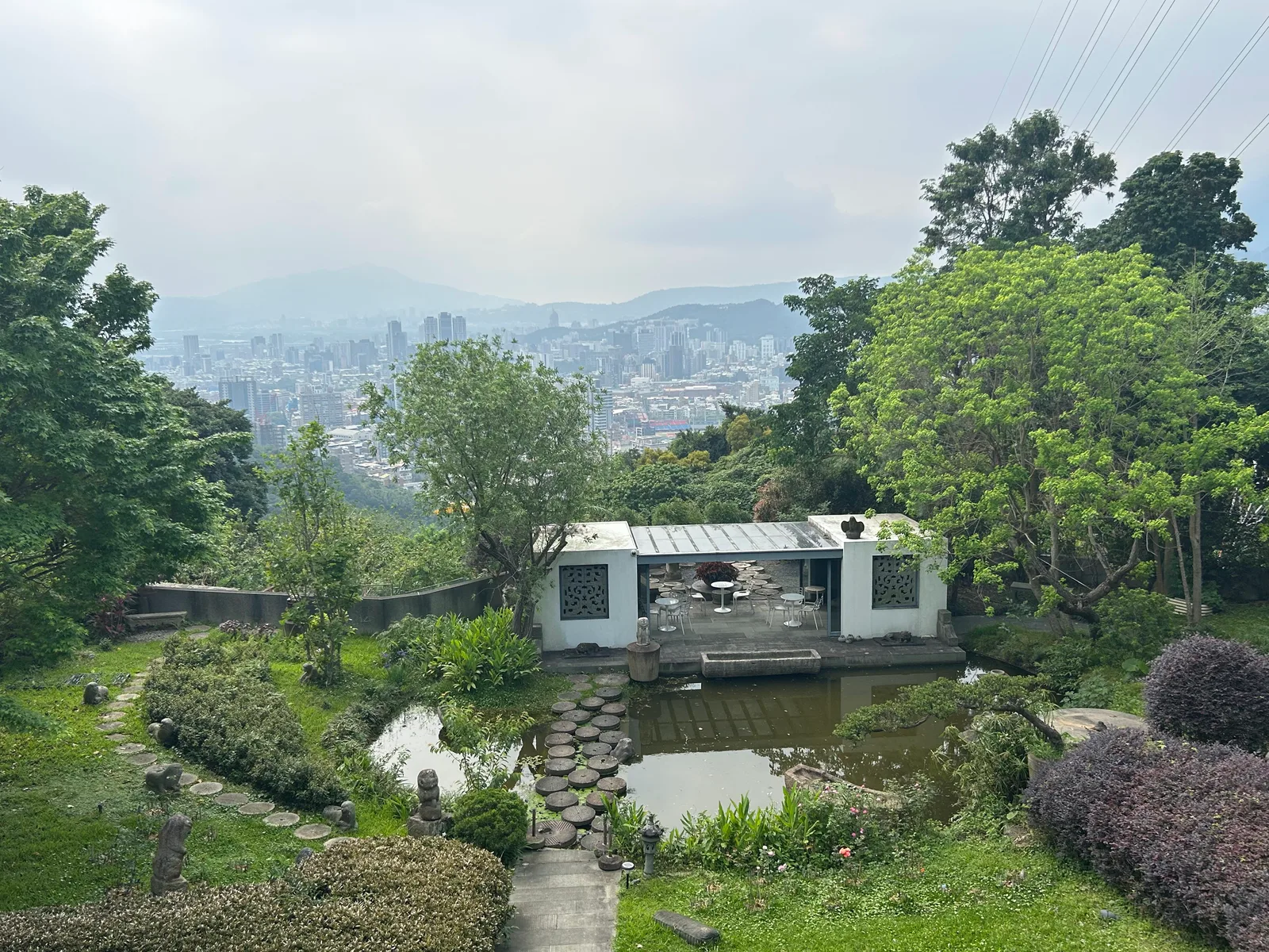 Main view at Garden91草山玉溪 (需預約reservation needed) Taipei — travel photo