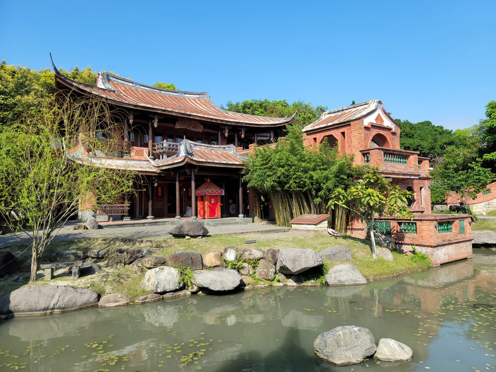 Main view at Lin An Tai Historical House and Museum Taipei — travel photo
