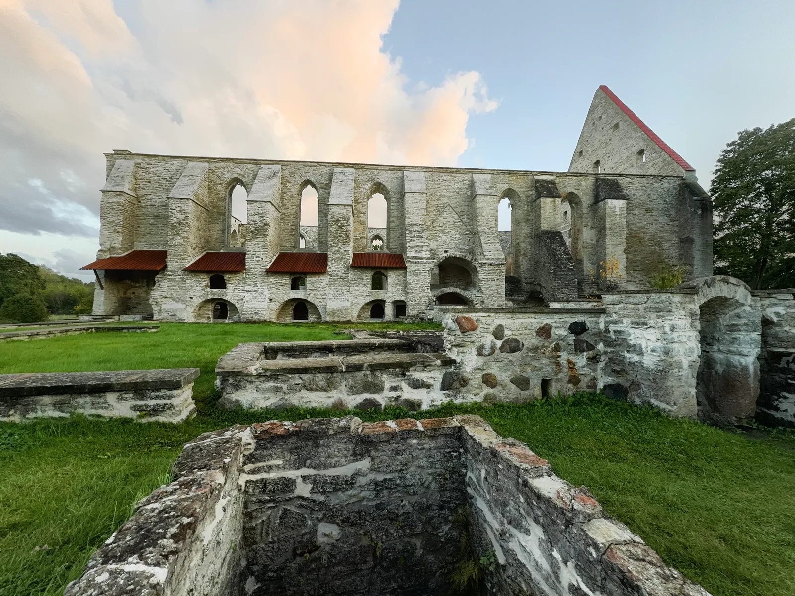 Atmosphere at Birgitta Convent Ruins Tallinn — travel photo