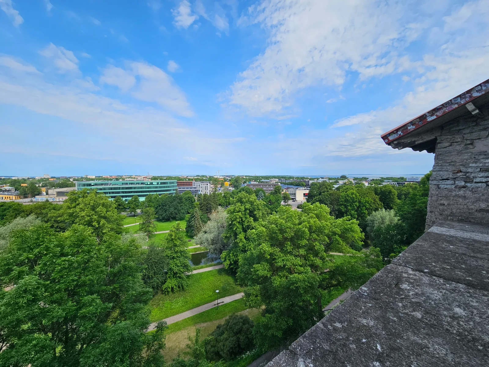 Interior at Bishop's Garden Viewing Platform Tallinn — travel photo