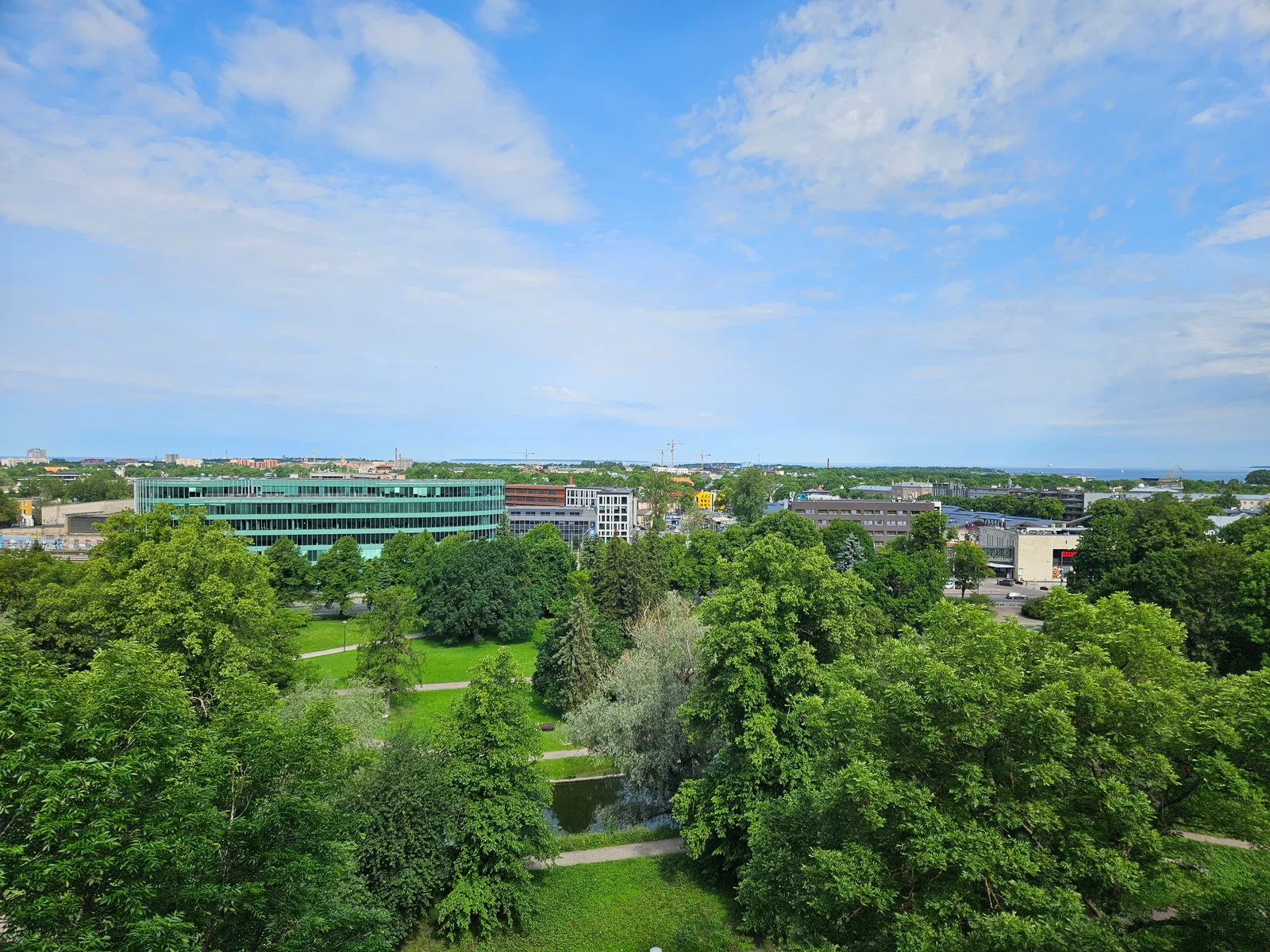 Atmosphere at Bishop's Garden Viewing Platform Tallinn — travel photo