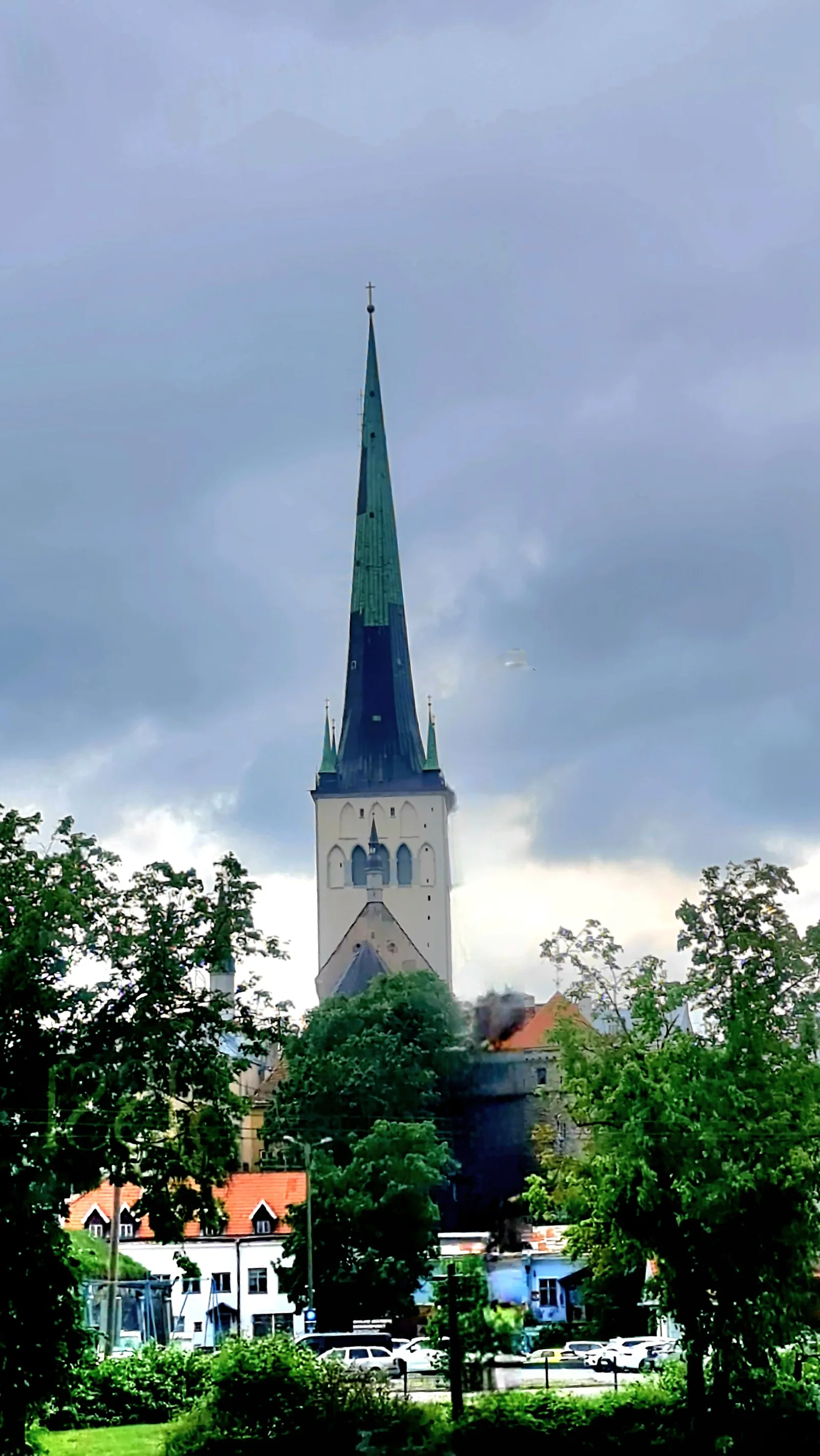 Main view at Harju Street park Tallinn — travel photo