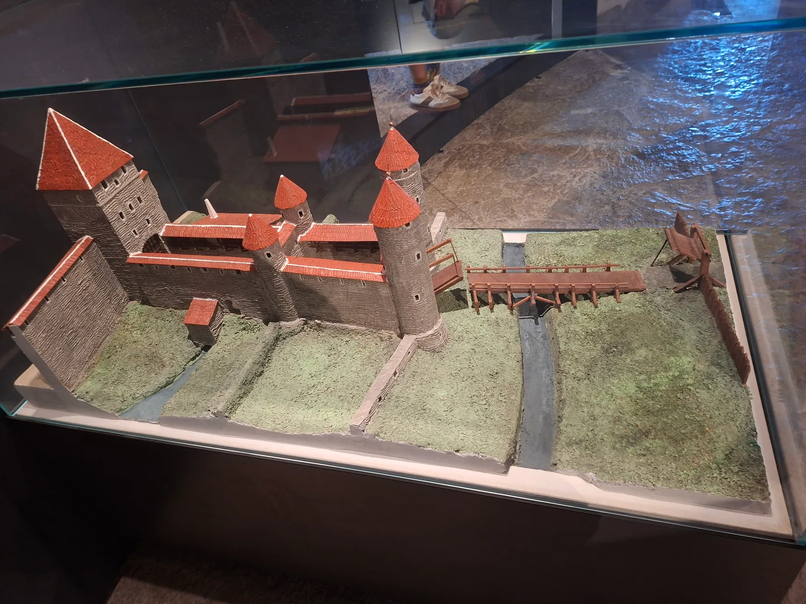 Interior at Kiek in de Kök Fortification Museum Tallinn — travel photo