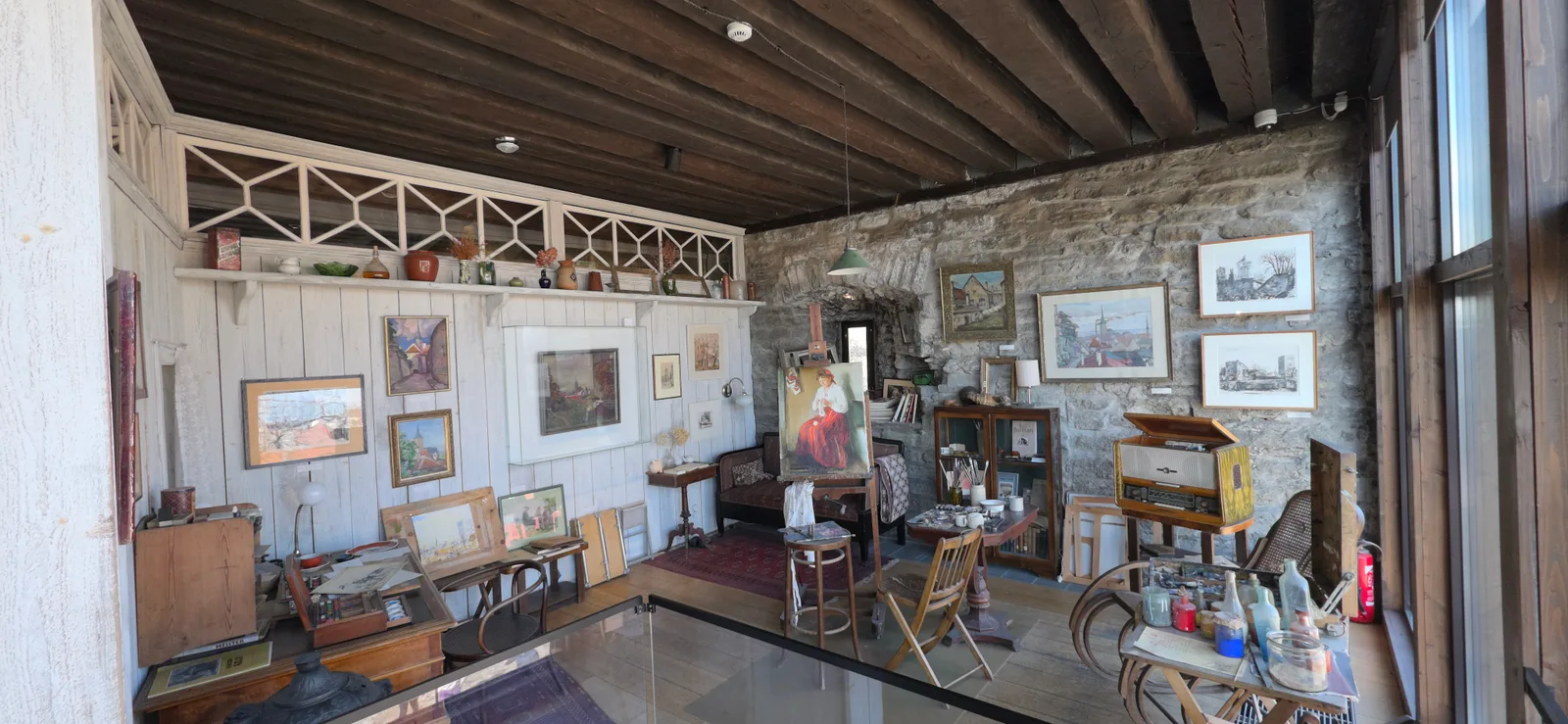 Interior at Maiden Tower Museum-Cafe Tallinn — travel photo