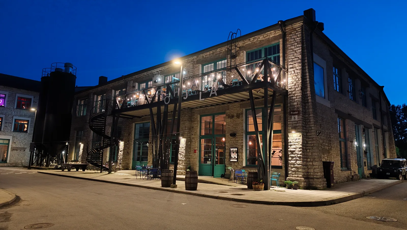 Main view at Põhjala Brewery & Tap Room Tallinn — travel photo