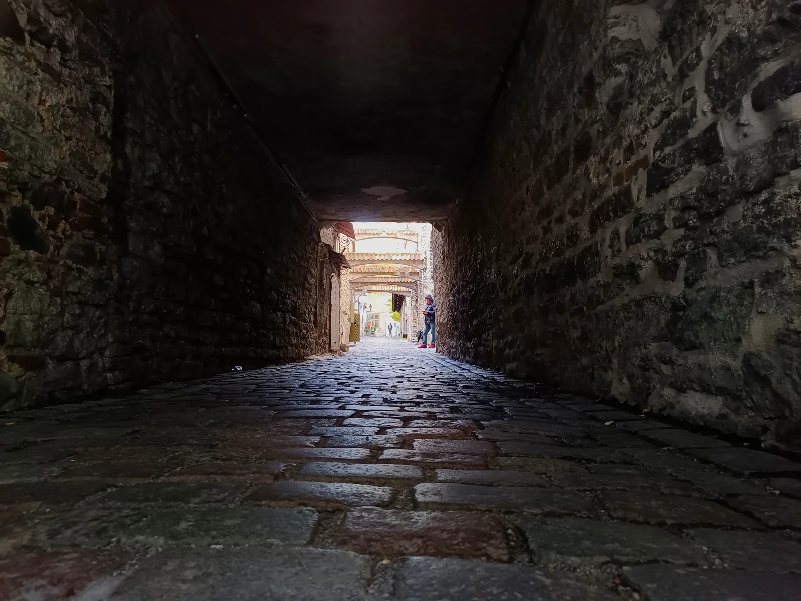 Atmosphere at St. Catherine's Passage Tallinn — travel photo