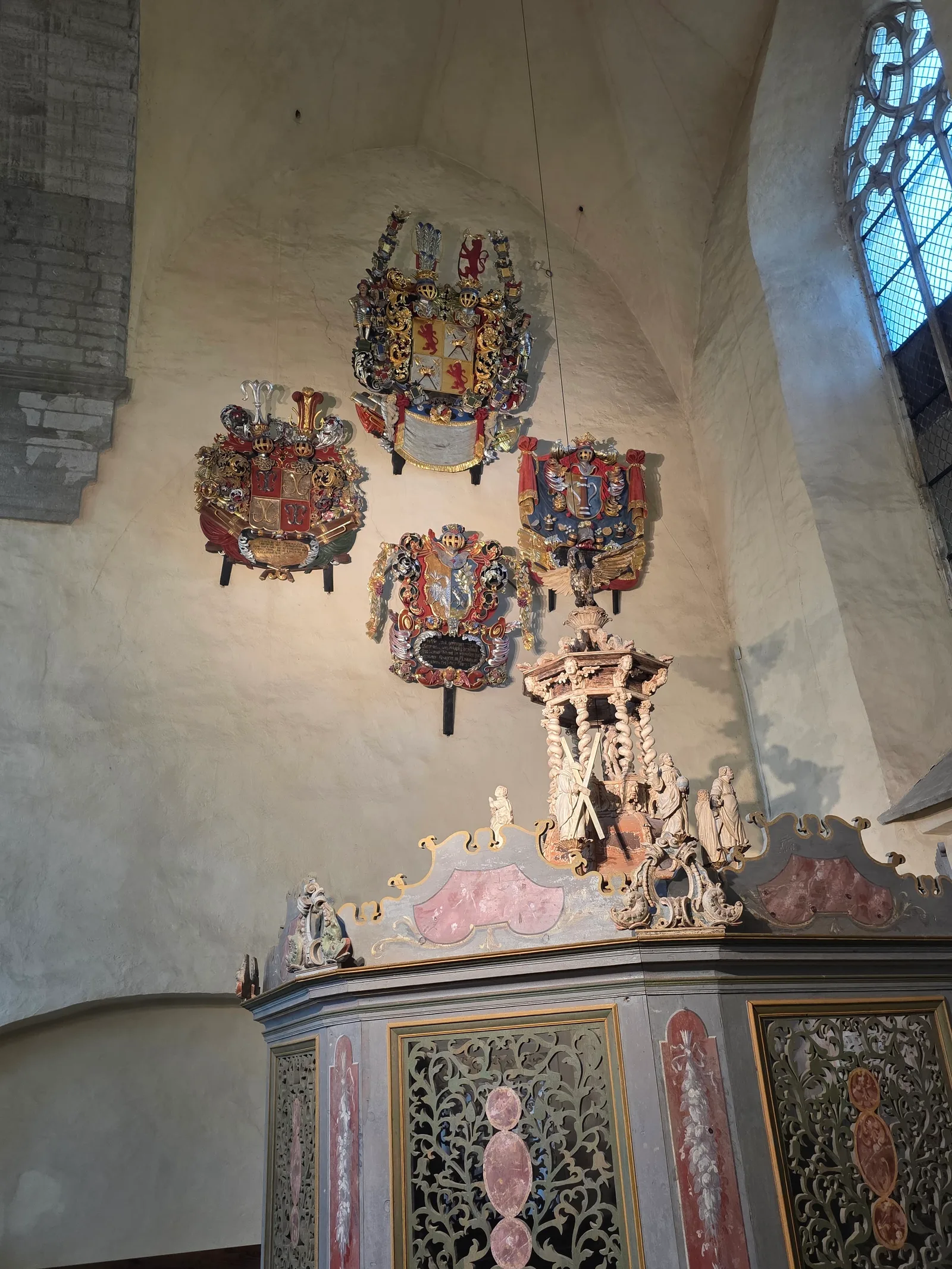 Details at St. Nicholas' Church & Museum Tallinn — travel photo