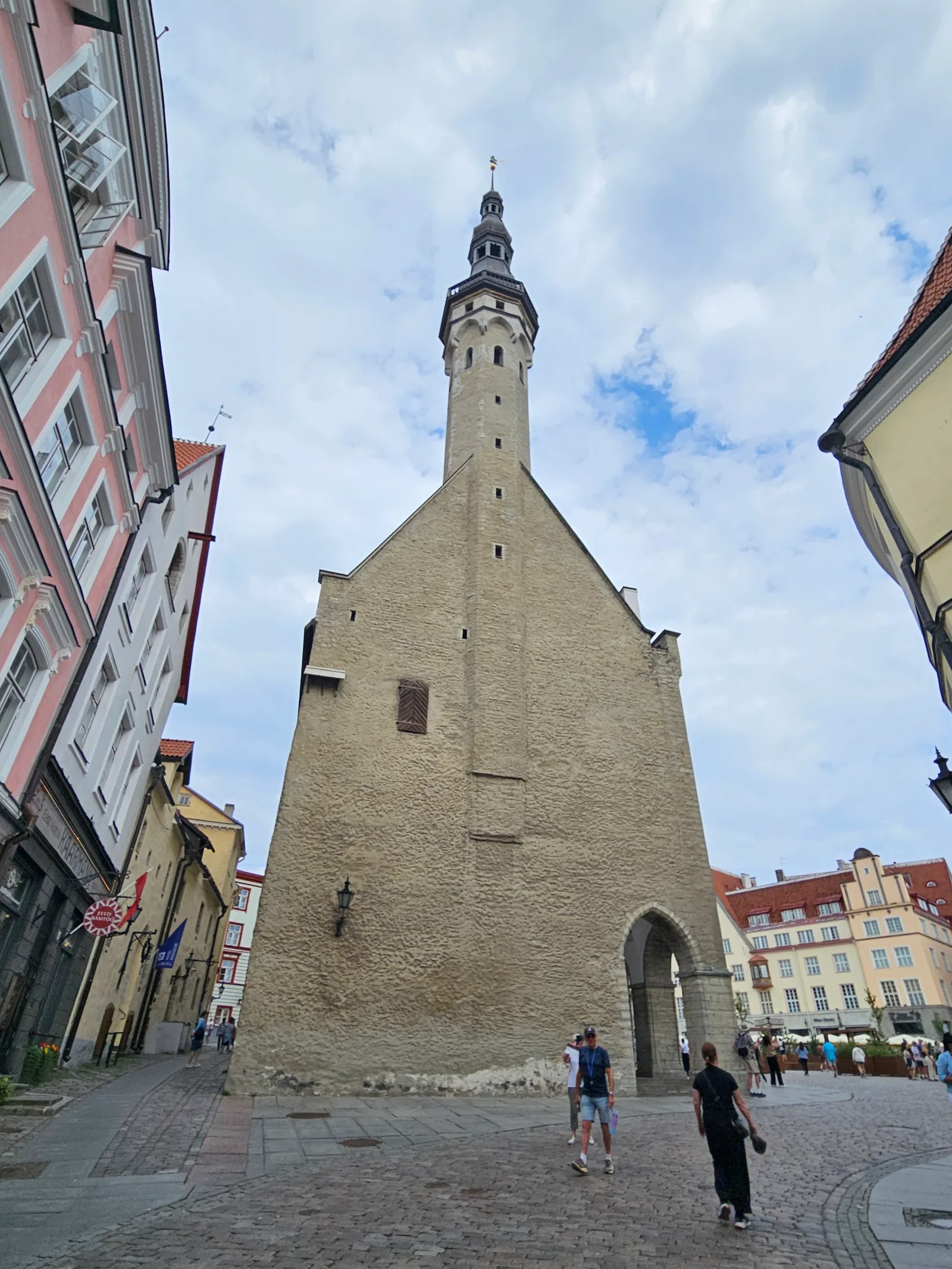 Main view at Tallinn Town Hall Tallinn — travel photo