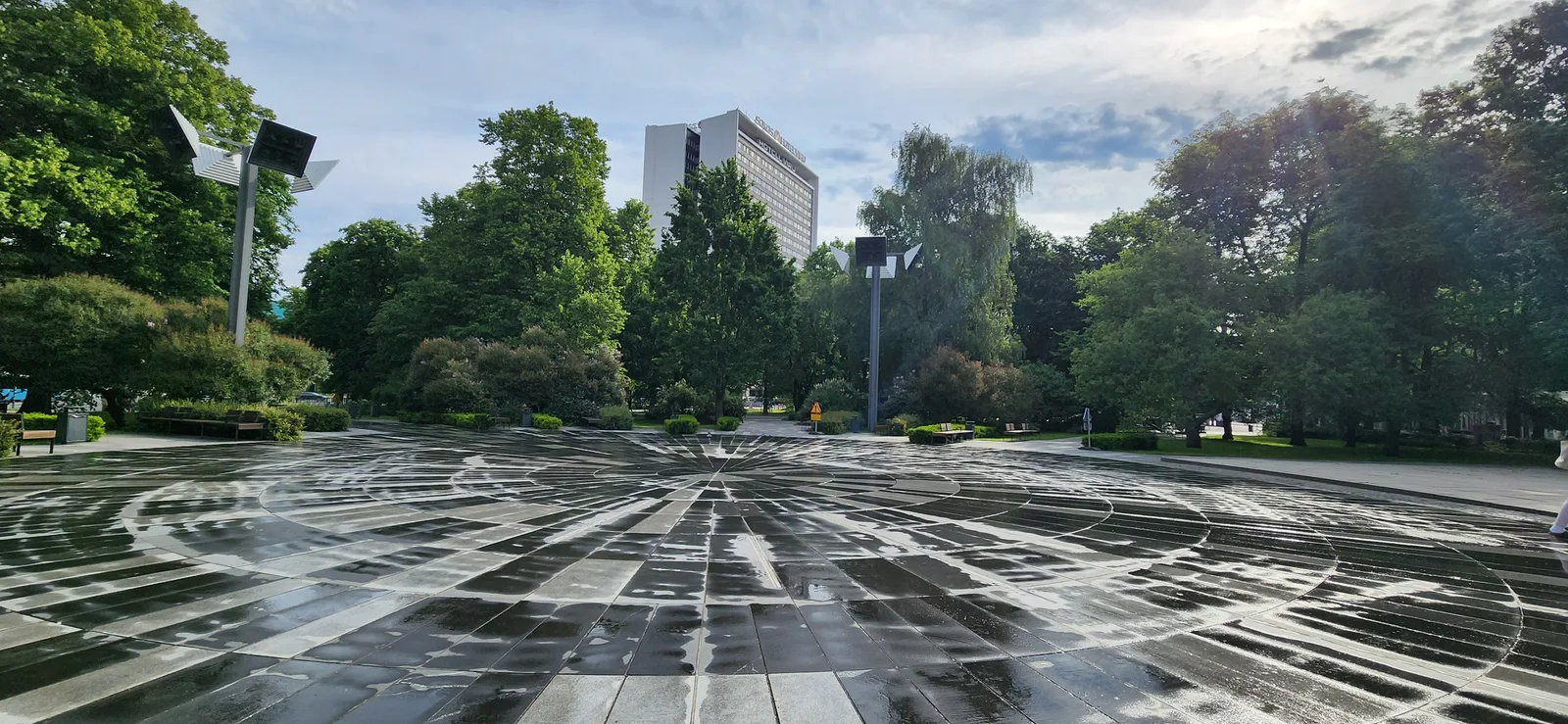 Details at Tammsaare Park Tallinn — travel photo