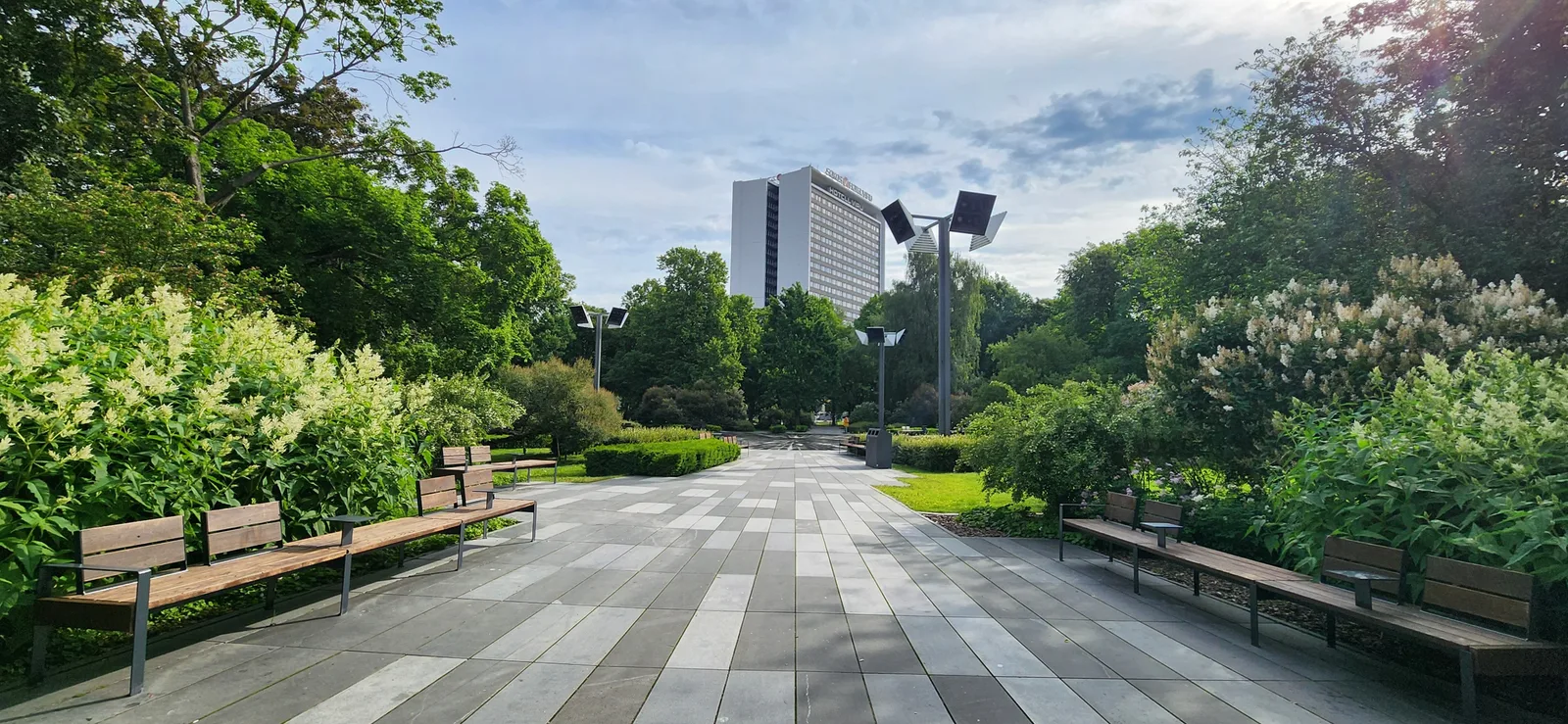 Atmosphere at Tammsaare Park Tallinn — travel photo