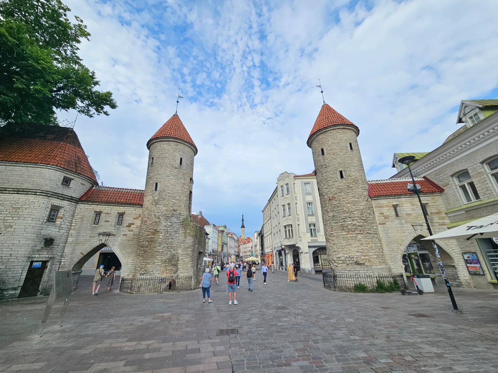 Main view at Viru Gate Tallinn — travel photo