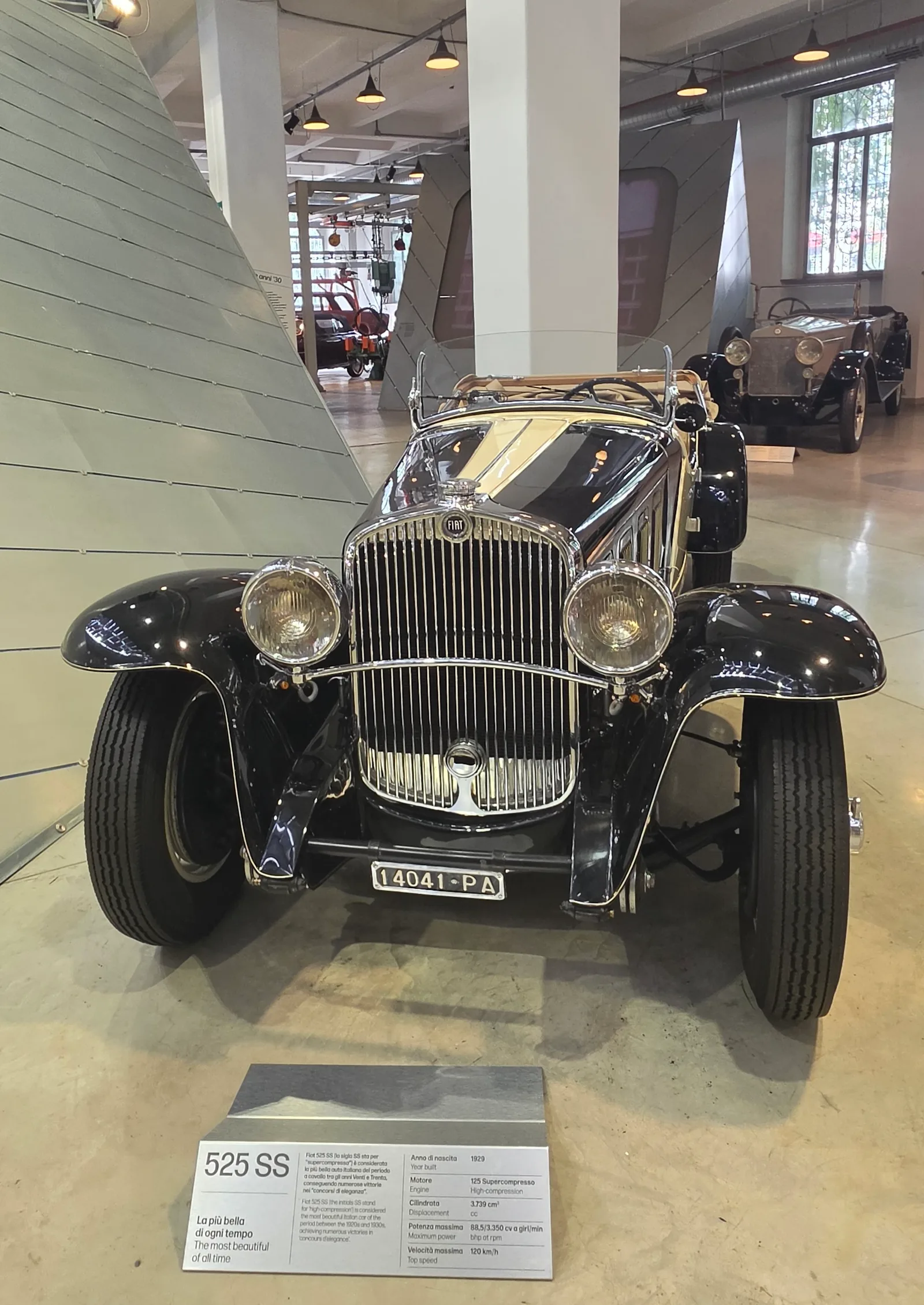 Main view at Centro Storico Fiat Turin — travel photo