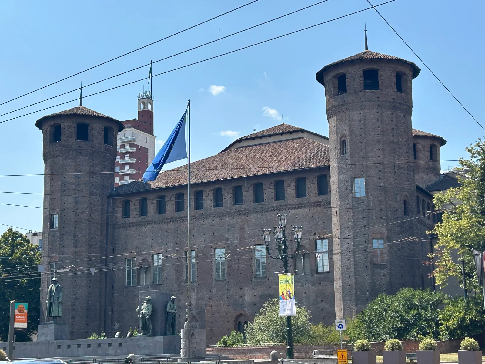 Main view at Monument to Emmanuel Philibert Turin — travel photo