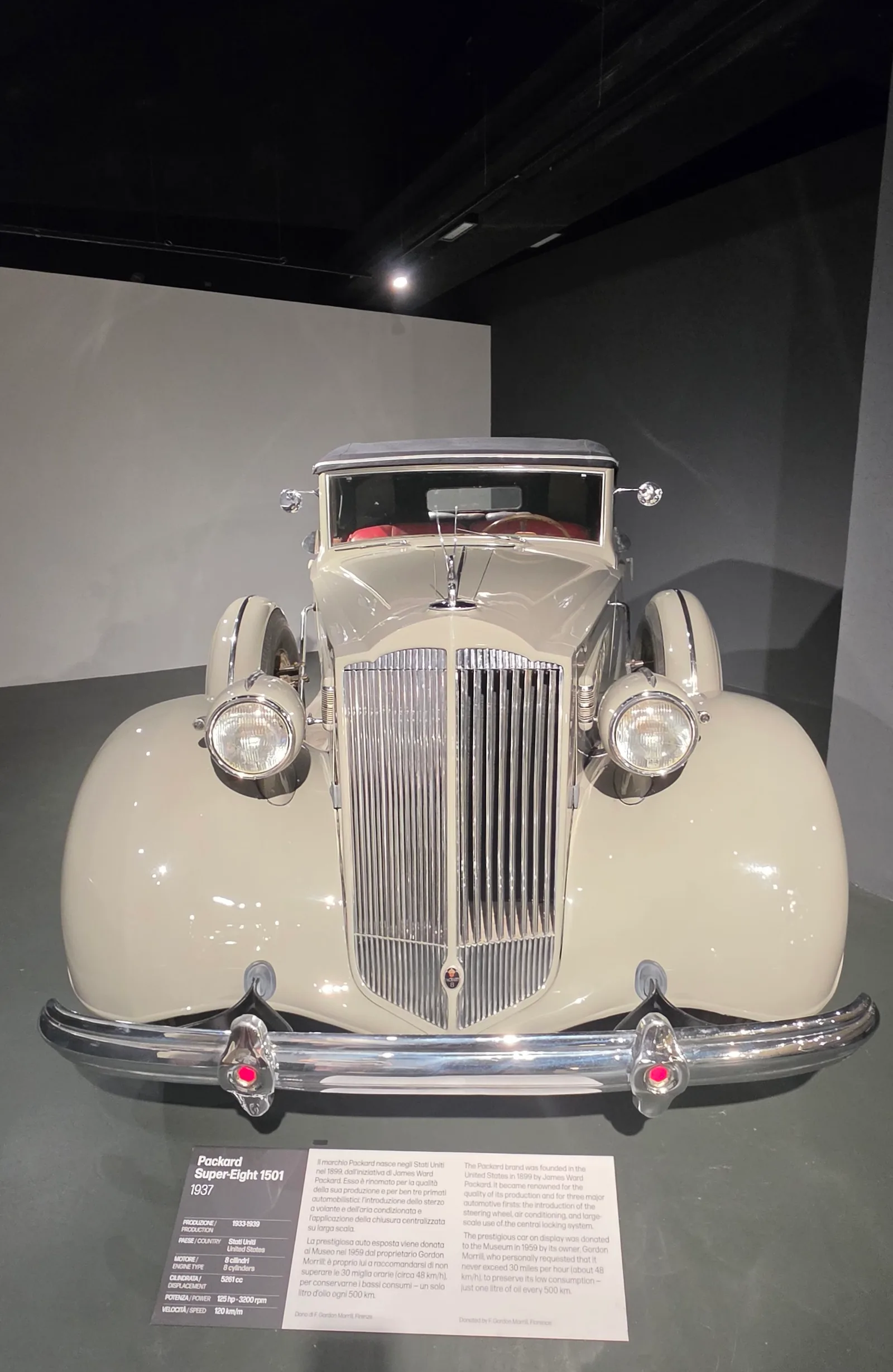 Main view at Museo Nazionale dell'Automobile Turin — travel photo