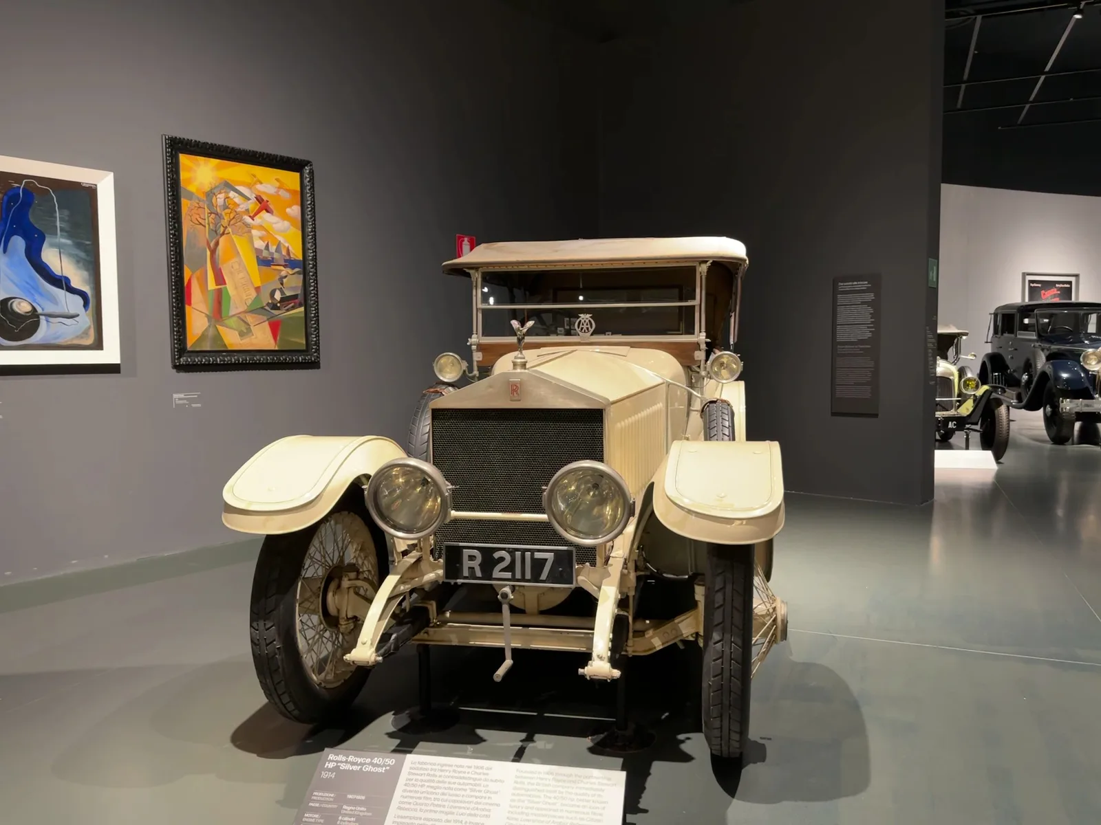 Interior at Museo Nazionale dell'Automobile Turin — travel photo