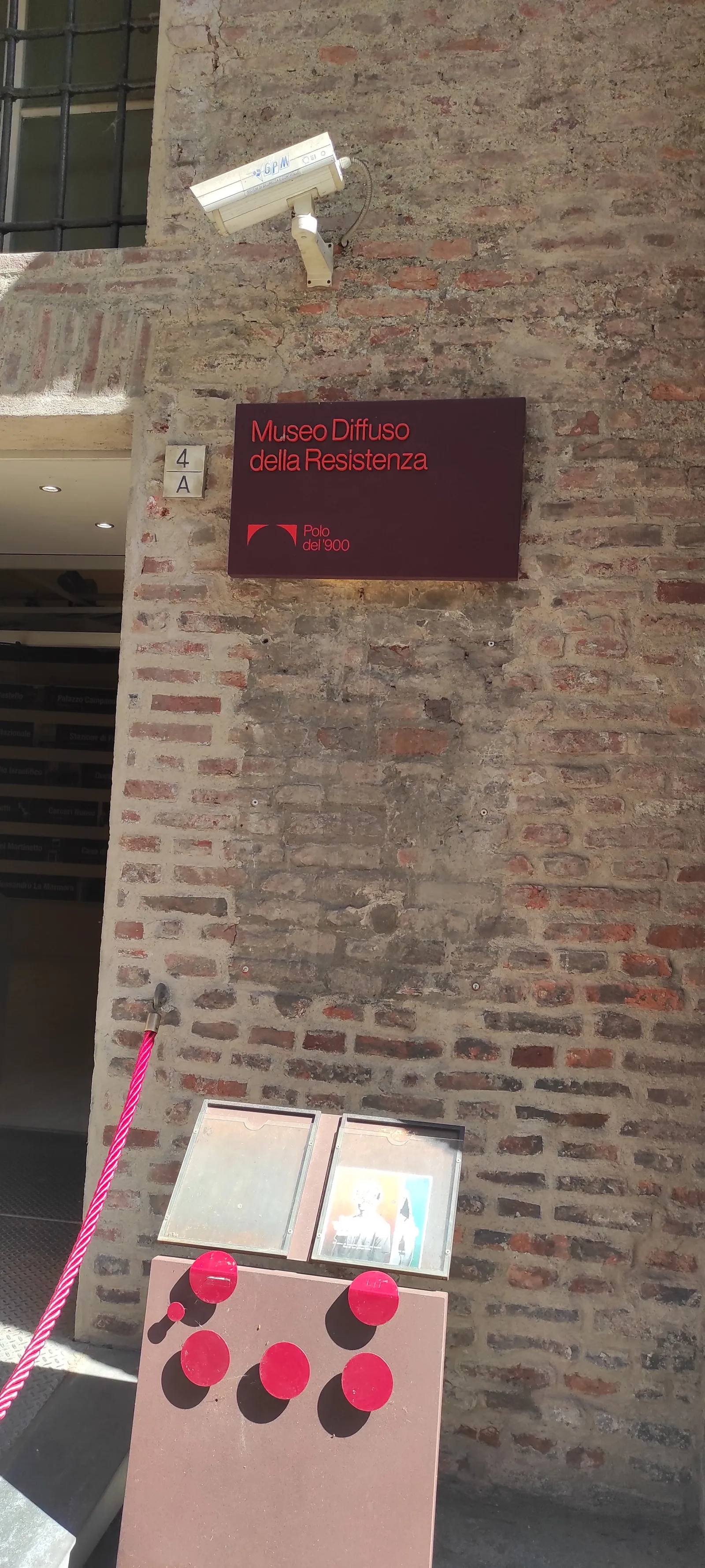 Main view at Museum of the Resistance Turin — travel photo