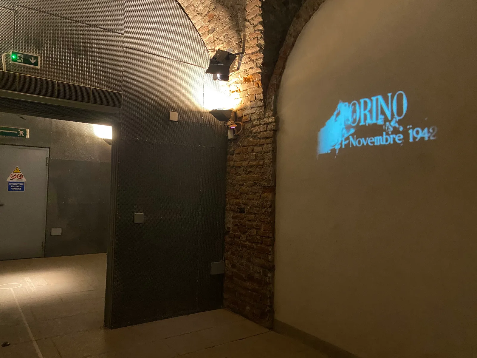 Interior at Museum of the Resistance Turin — travel photo