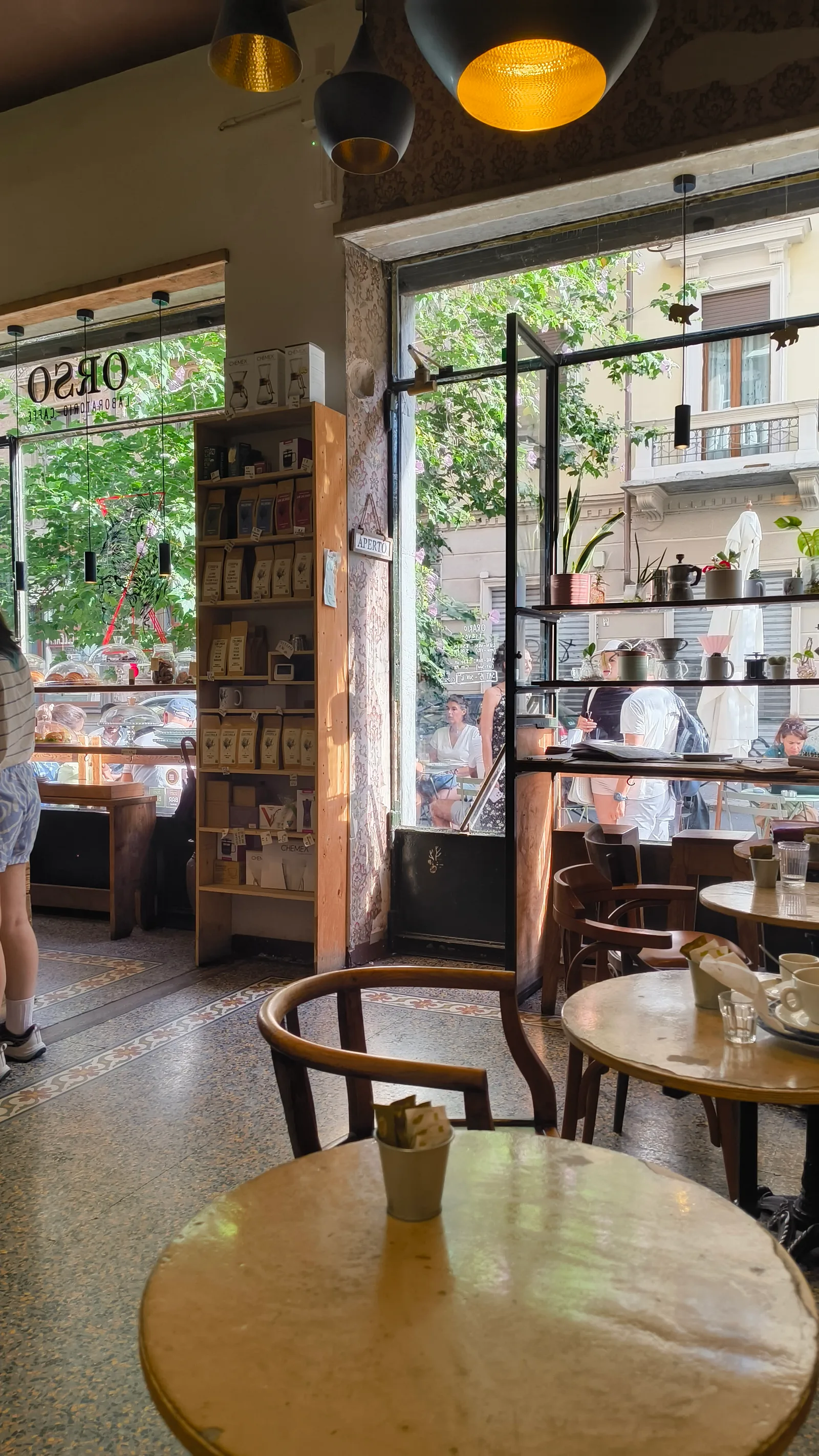 Interior at Orso Laboratorio del Caffè Turin — travel photo