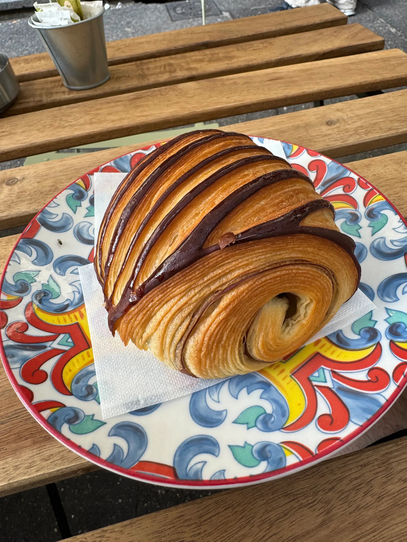 Details at Orso Laboratorio del Caffè Turin — travel photo