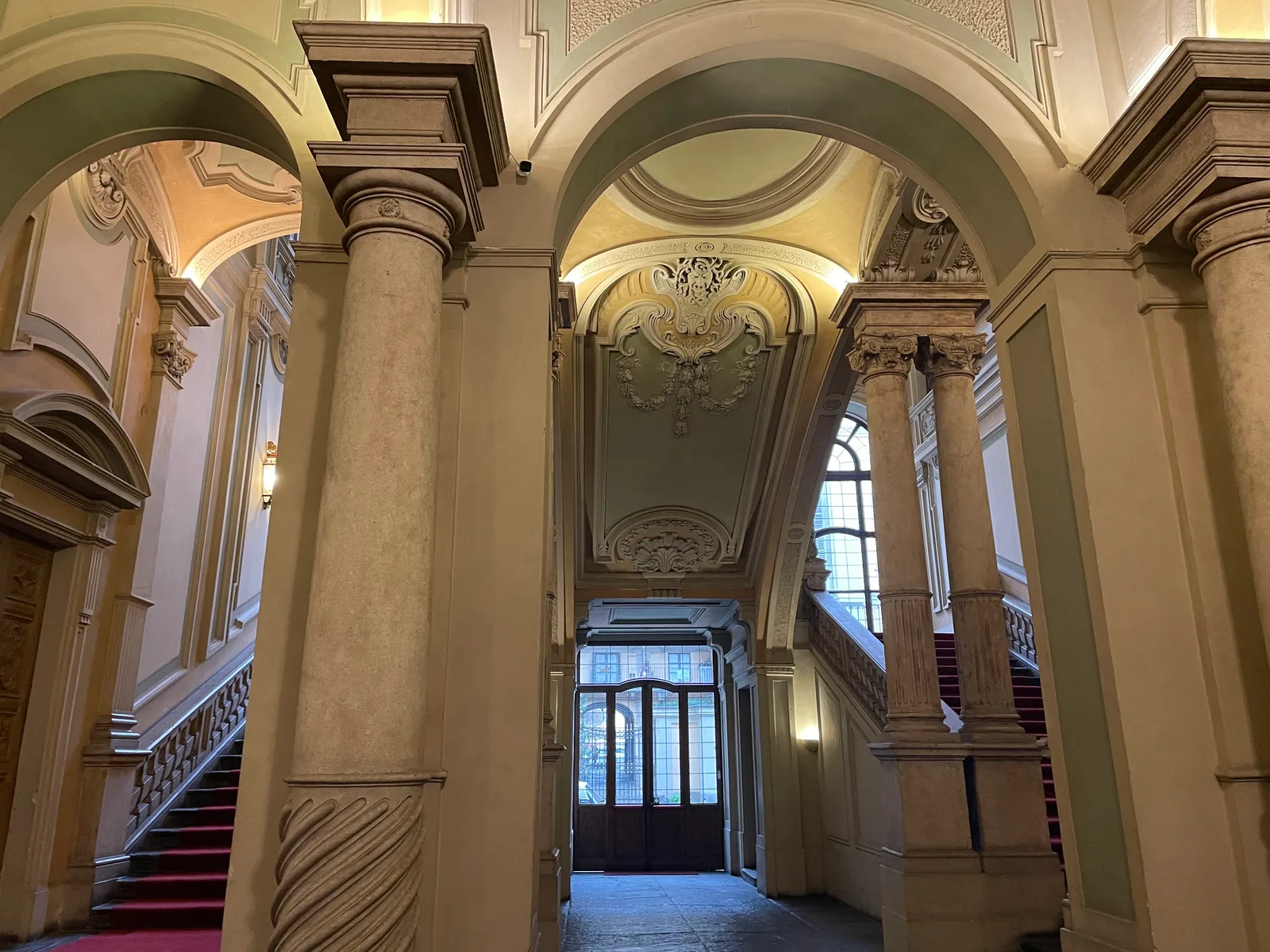 Main view at Palazzo Falletti di Barolo Turin — travel photo
