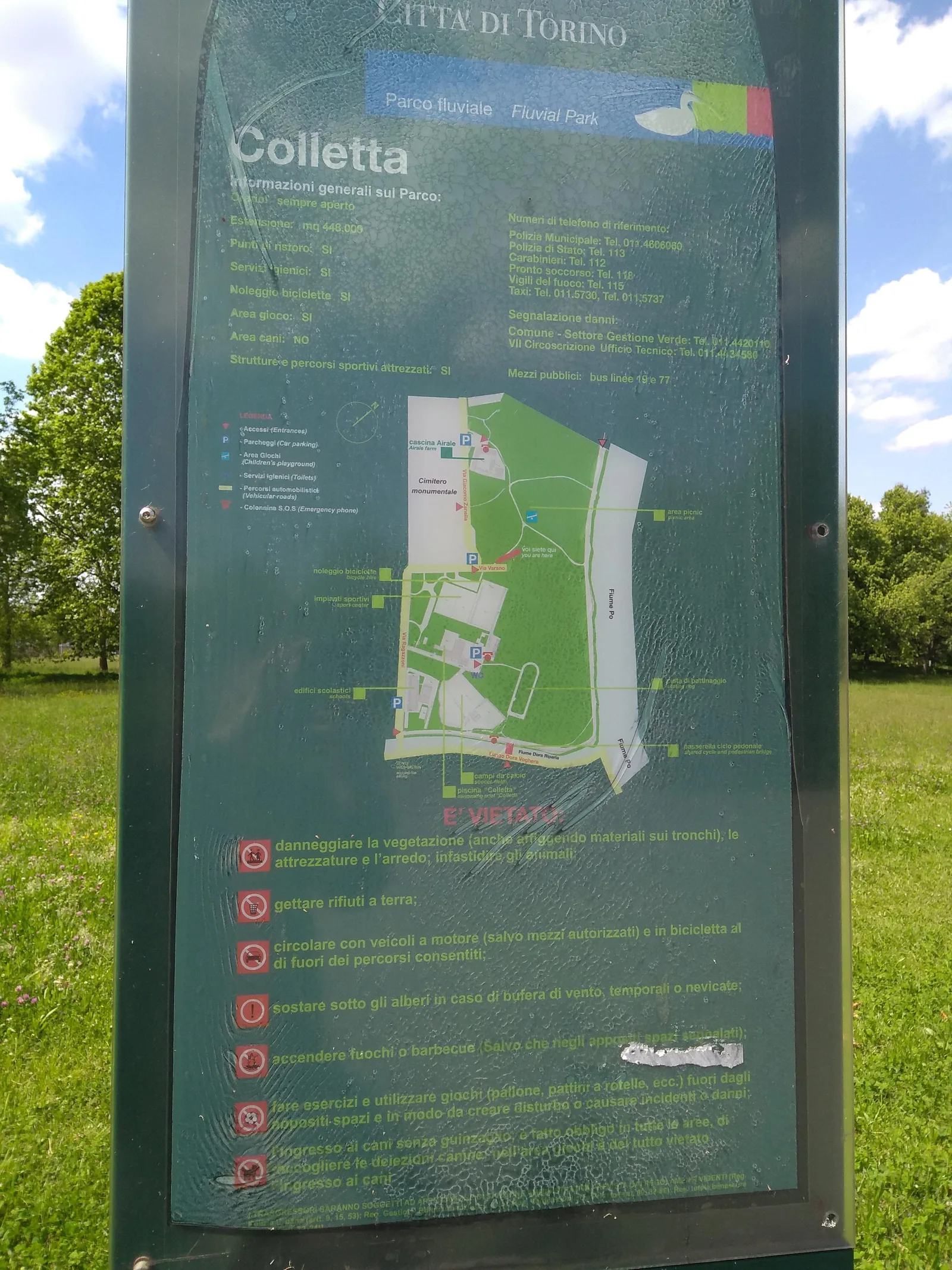 Interior at Parco Pietro Colletta Turin — travel photo