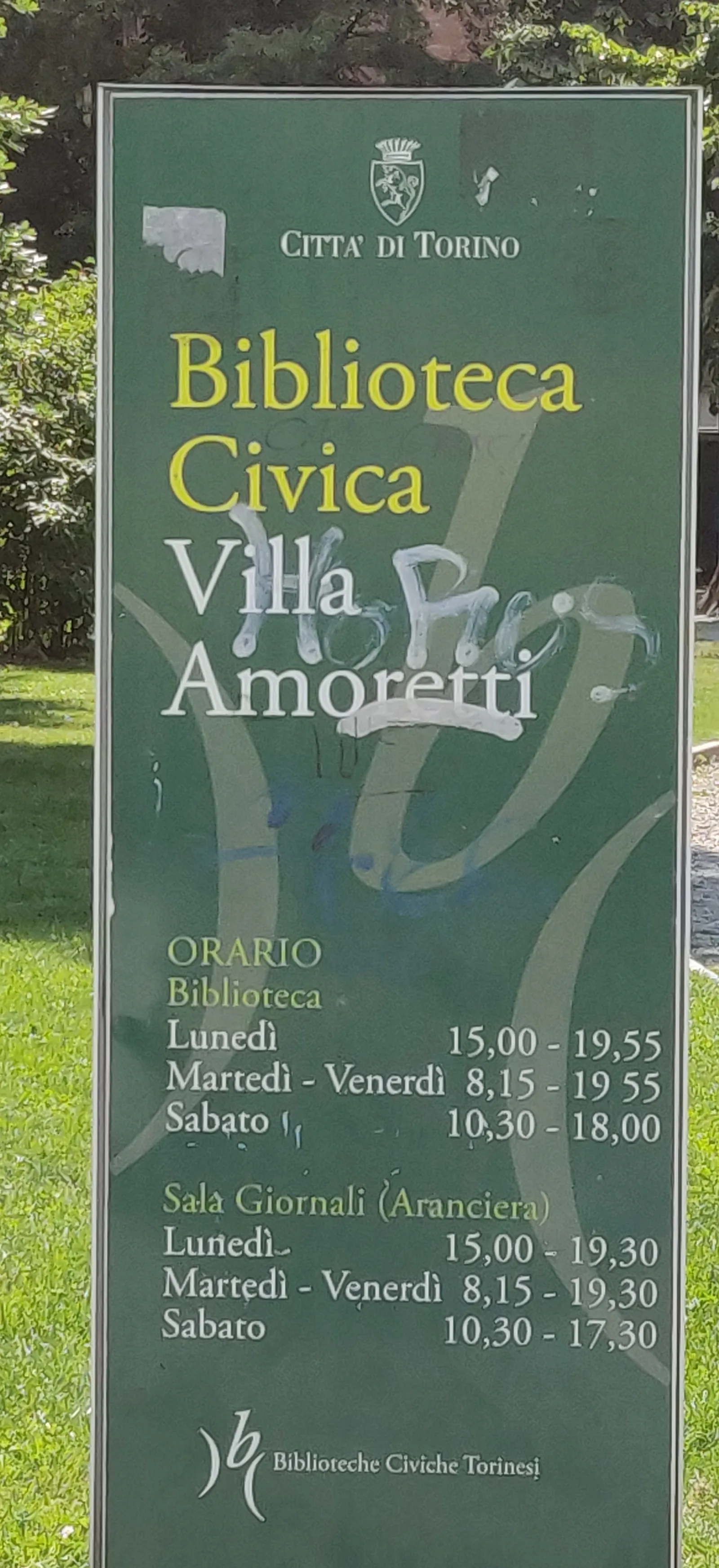 Interior at Parco Rignon Turin — travel photo