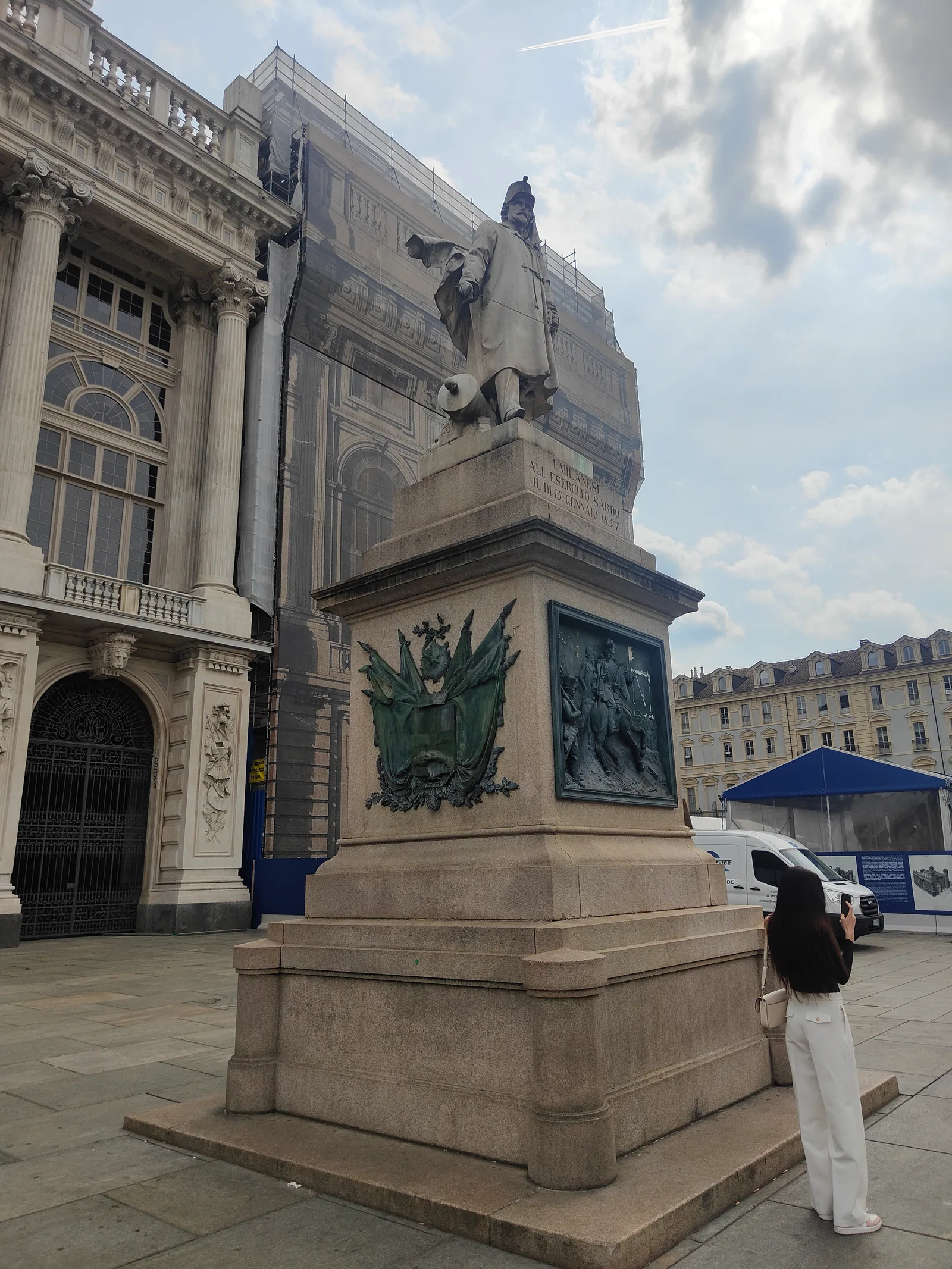 Atmosphere at Piazza Castello Turin — travel photo