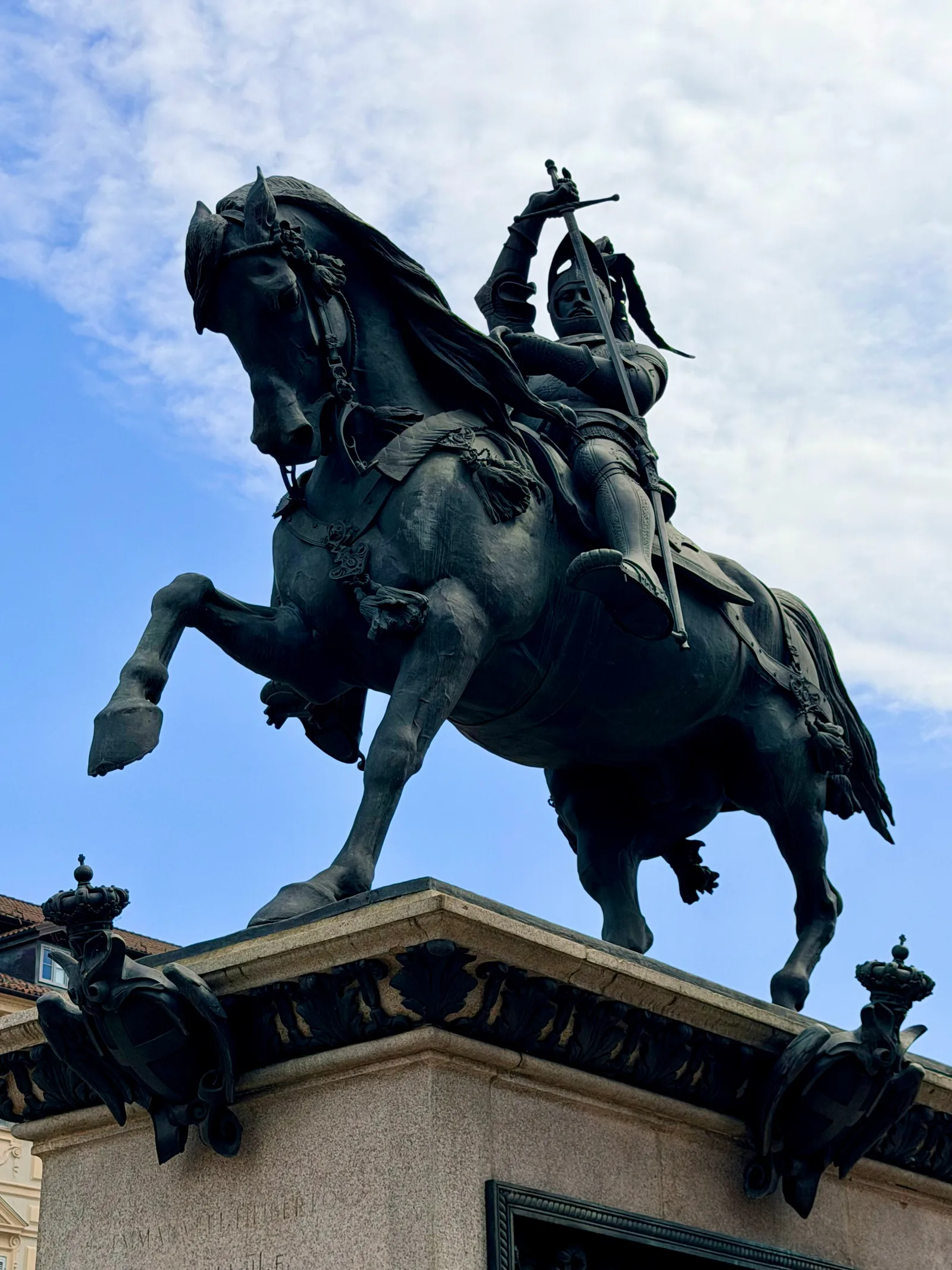 Details at Piazza San Carlo Turin — travel photo