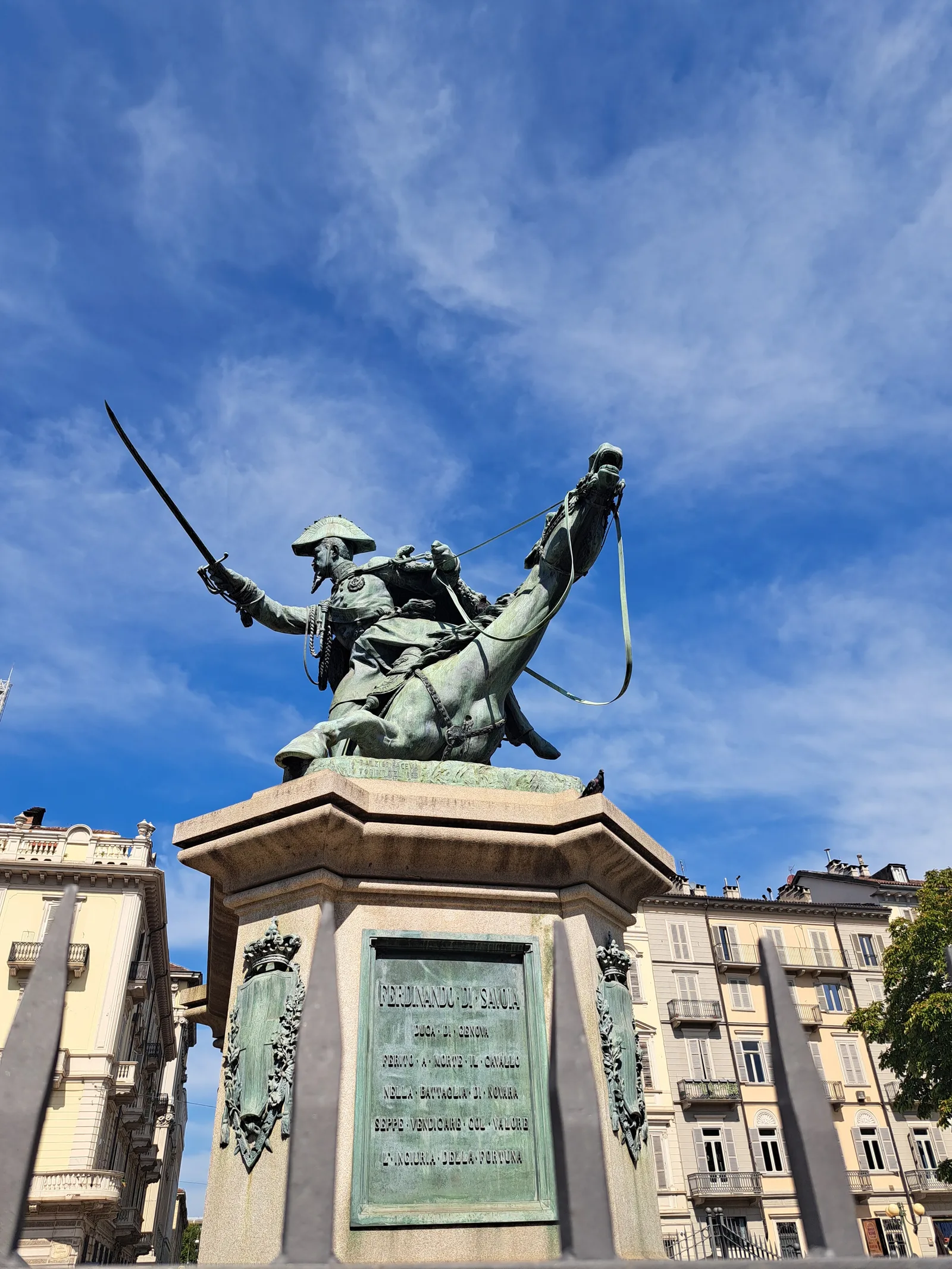 Main view at Piazza Solferino Turin — travel photo