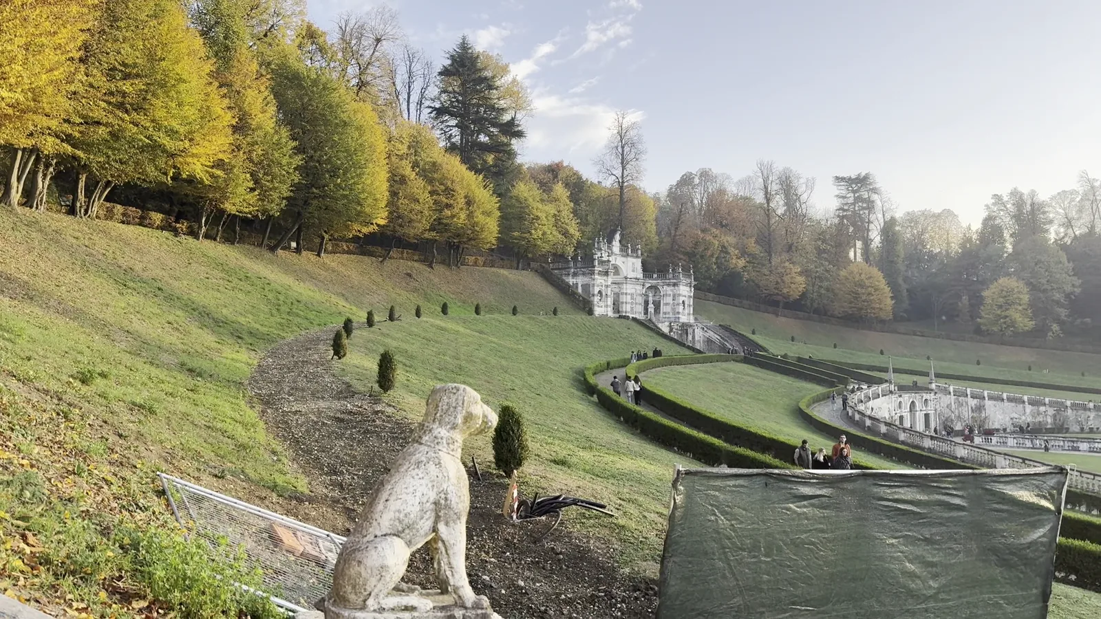 Details at Villa della Regina Turin — travel photo