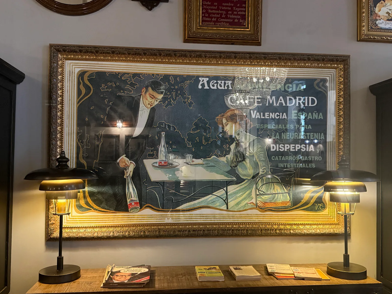 Interior at Café Madrid Valencia Valencia — travel photo