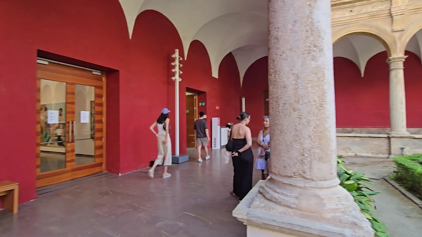 Interior at CCCC (Centro del Carmen de Cultura Contemporánea) Valencia — travel photo