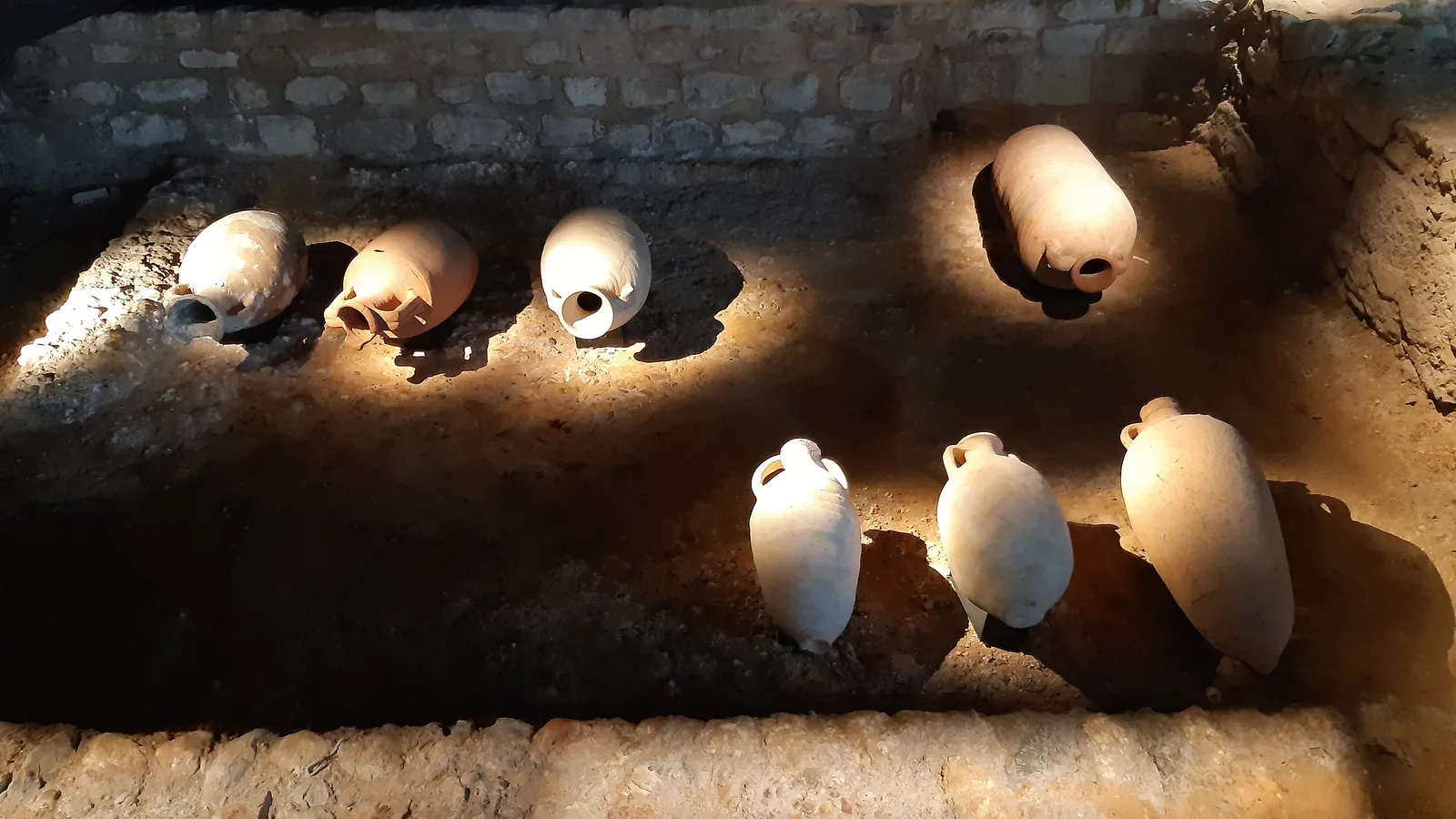 Interior at La Almoina Archaeological Museum Valencia — travel photo