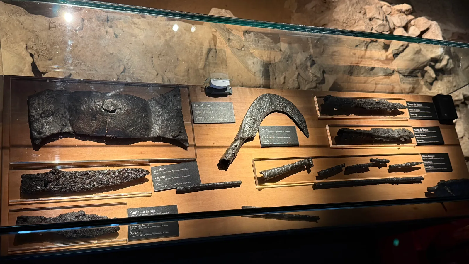 Atmosphere at La Almoina Archaeological Museum Valencia — travel photo