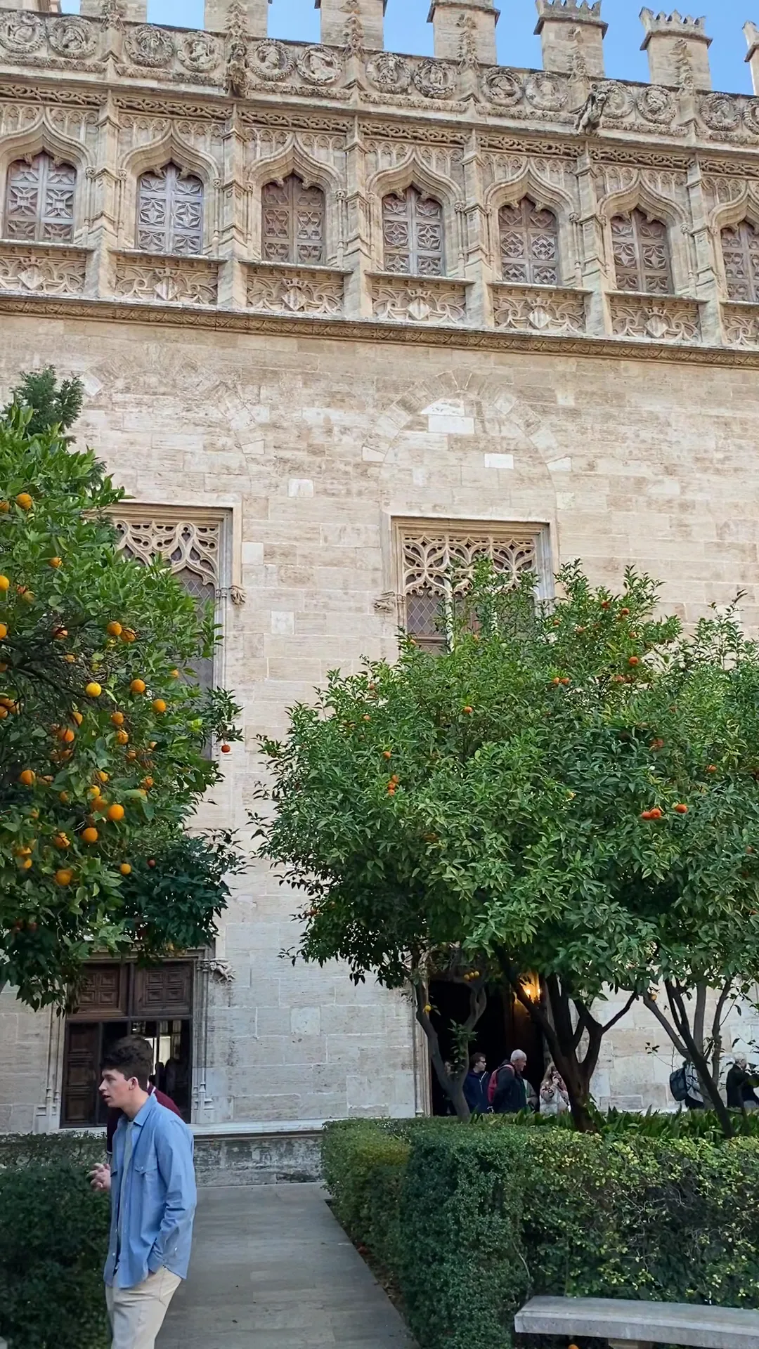 Main view at La Lonja de la Seda de Valencia Valencia — travel photo