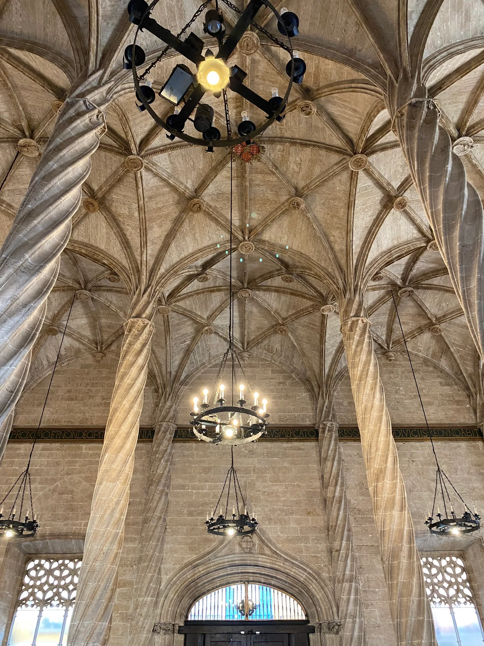 Interior at La Lonja de la Seda de Valencia Valencia — travel photo