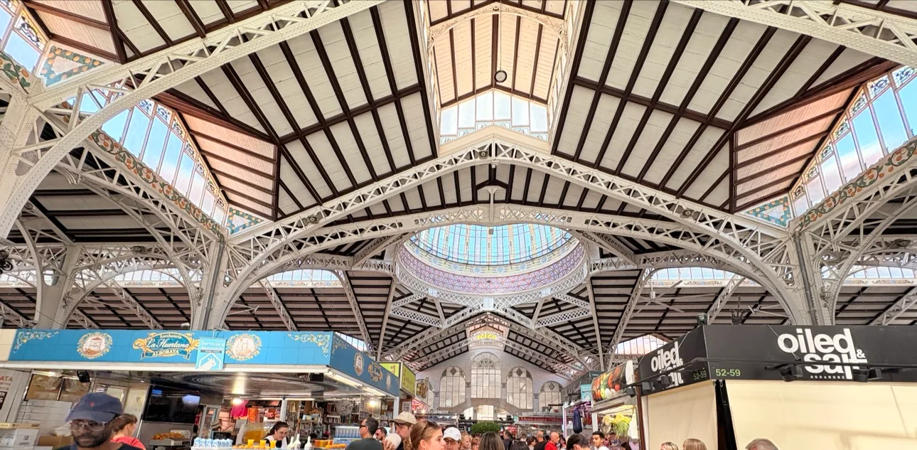 Main view at Mercado de Colón Valencia — travel photo