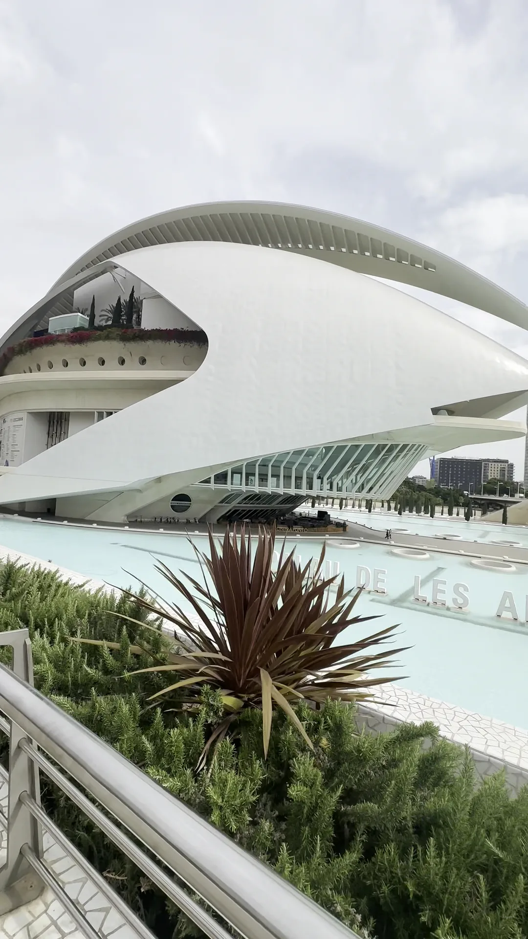 Atmosphere at Palacio de Las Artes Reina Sofía Valencia — travel photo
