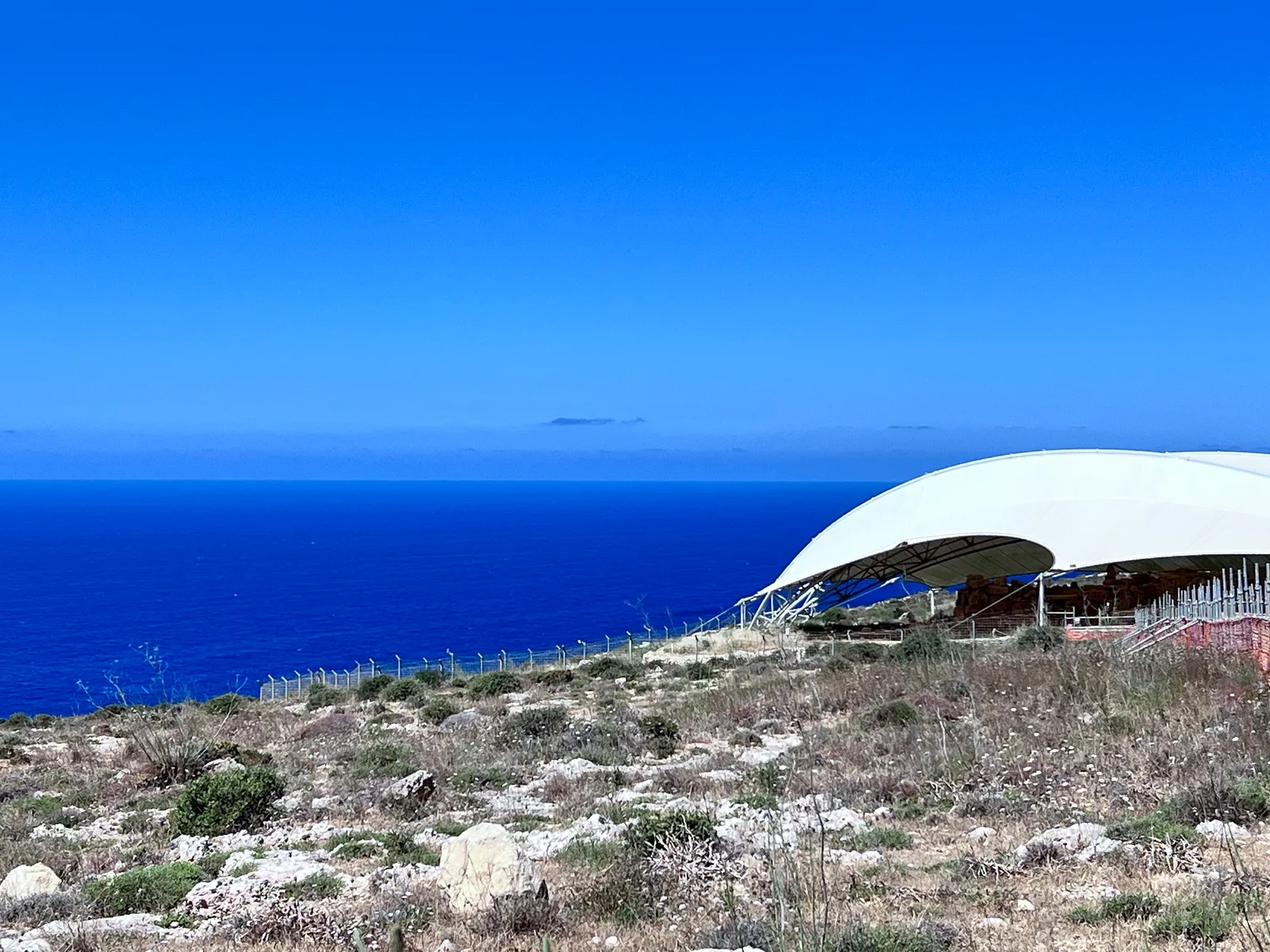 Interior at Ħaġar Qim Archaeological Site Valletta — travel photo