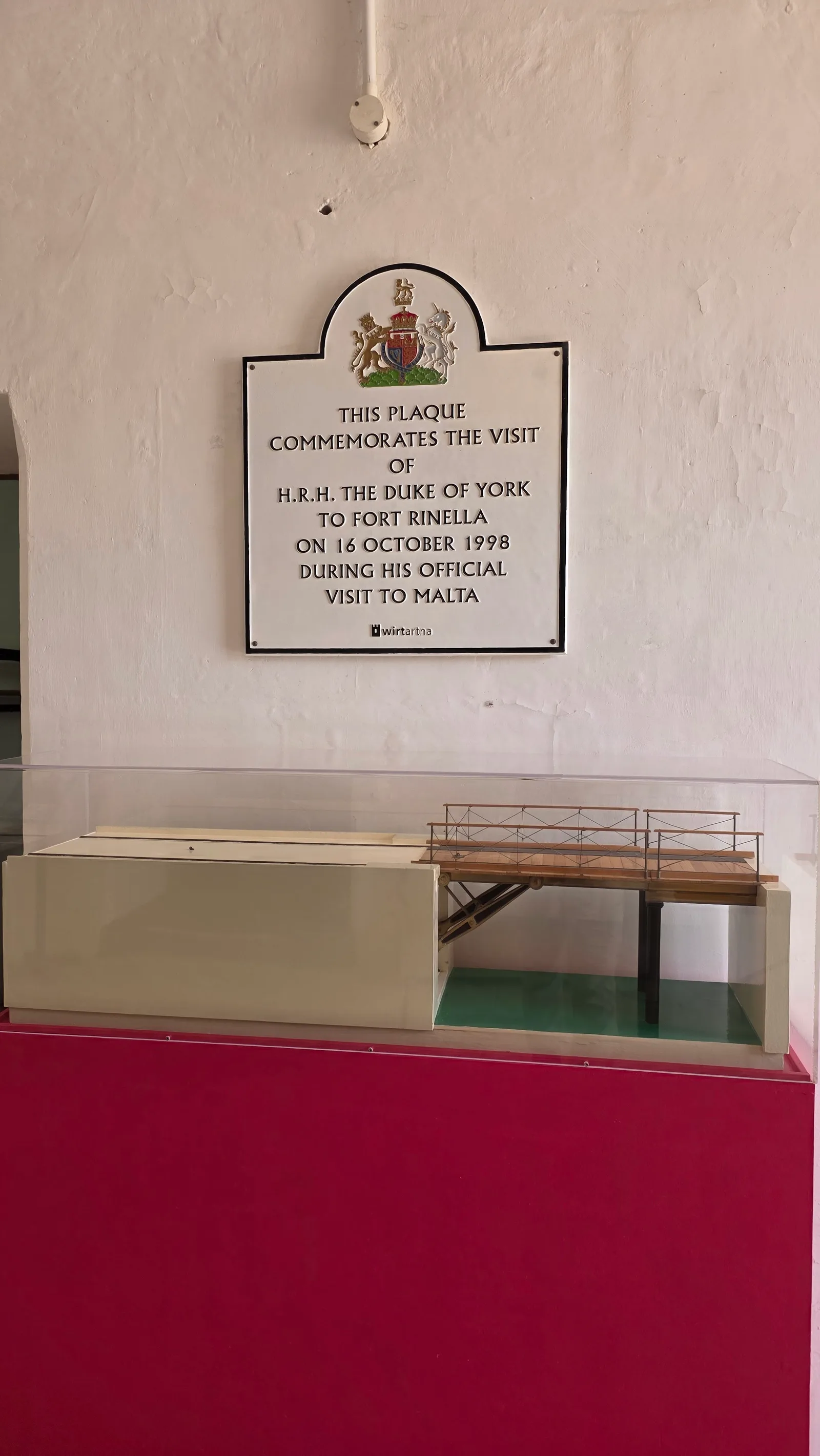 Interior at Fort Rinella Valletta — travel photo