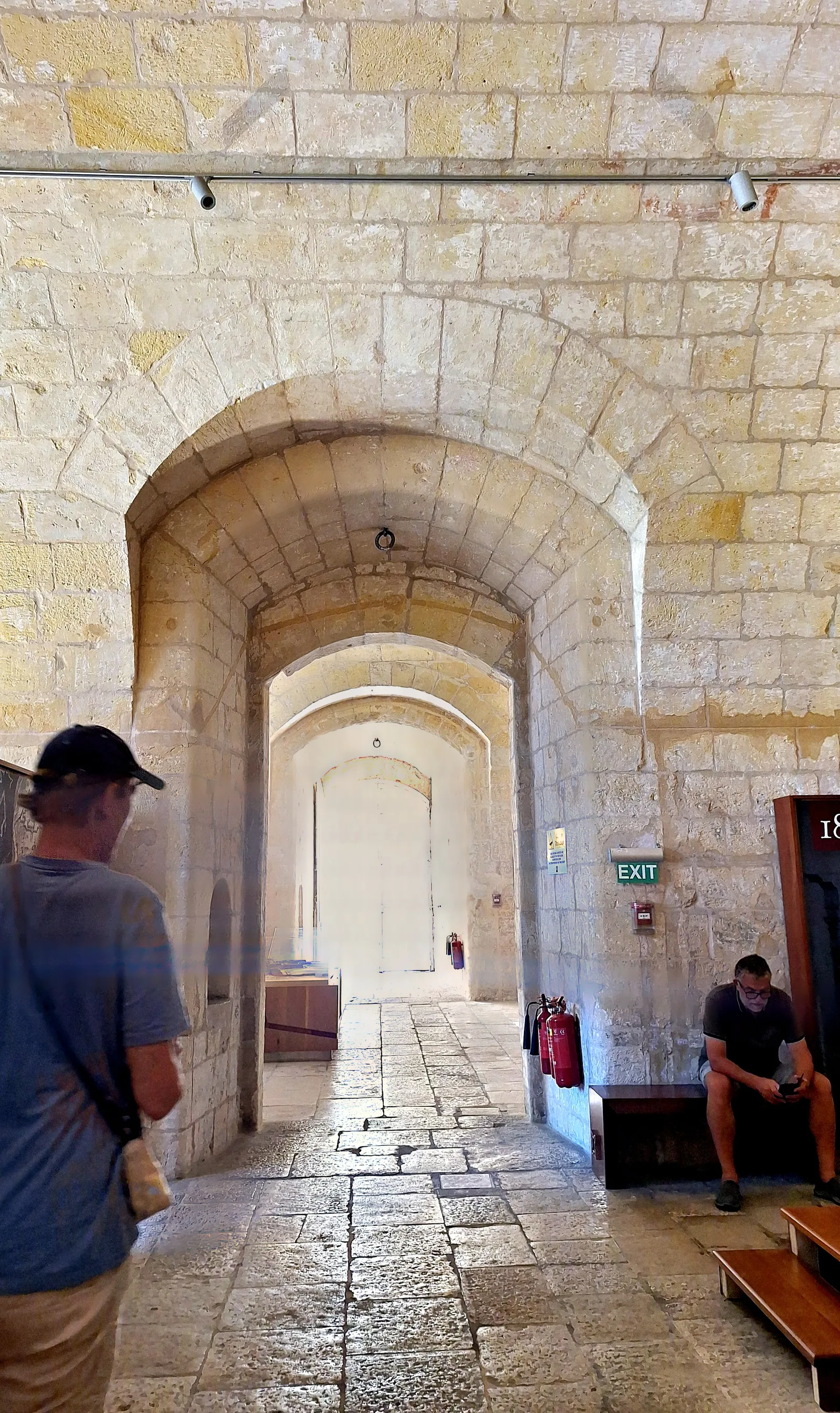 Interior at Fortifications Interpretation Centre Valletta — travel photo